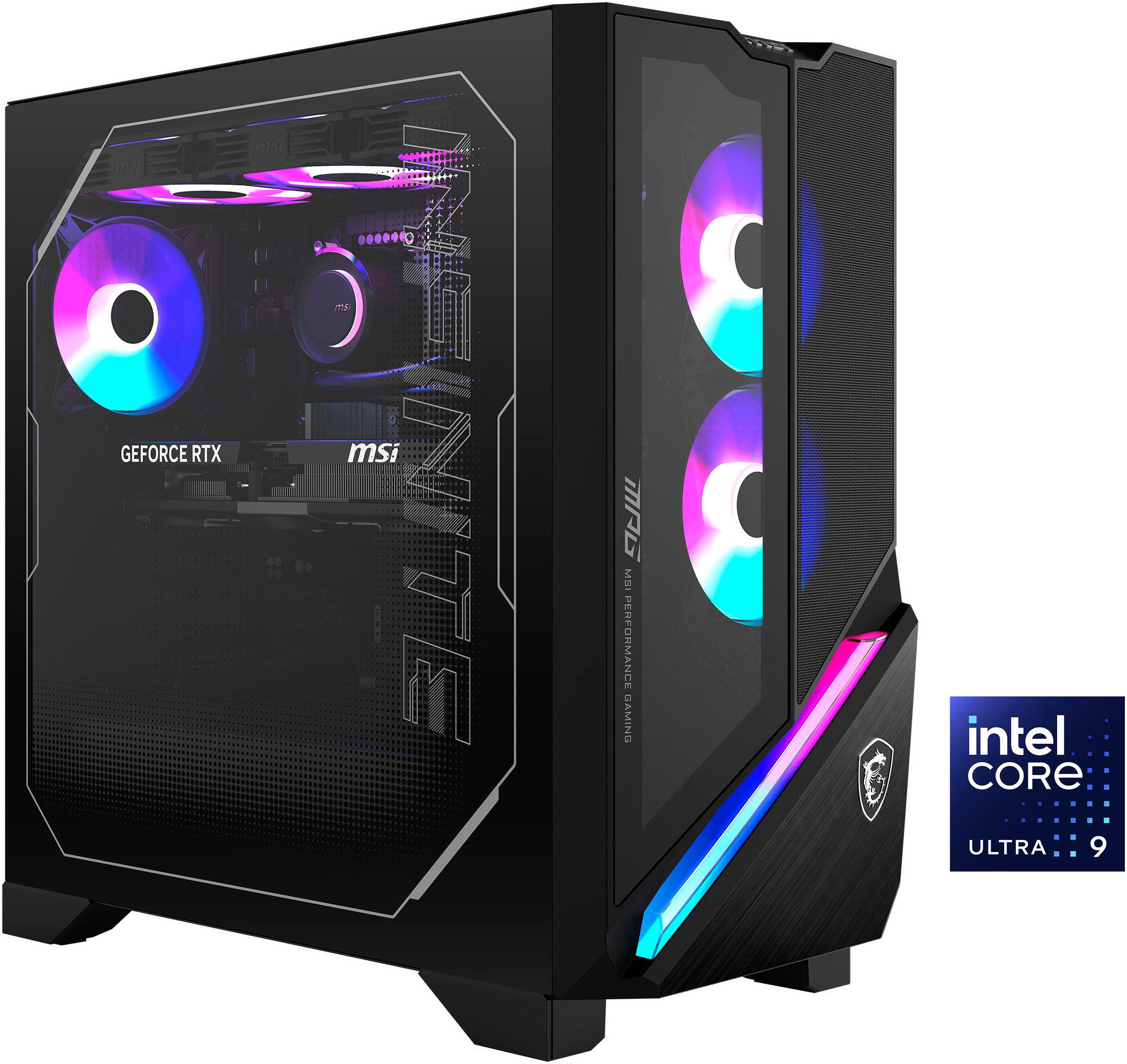 MSI MPG Infinite X3 AI 2NVZ9-031DE Gaming-PC (Intel Core Ultra 9 285K, GeForce RTX 5090, 64 GB RAM, 1000 GB SSD, Wasserkühlung)