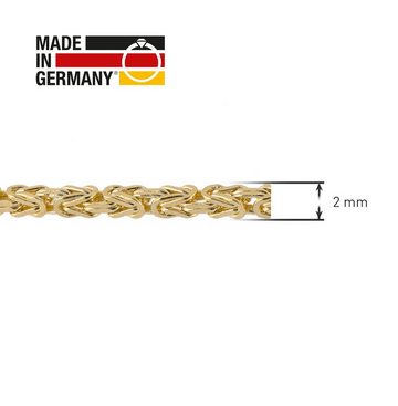 trendor Königskette Königskette Gold 585 / 14K Breite 2 mm