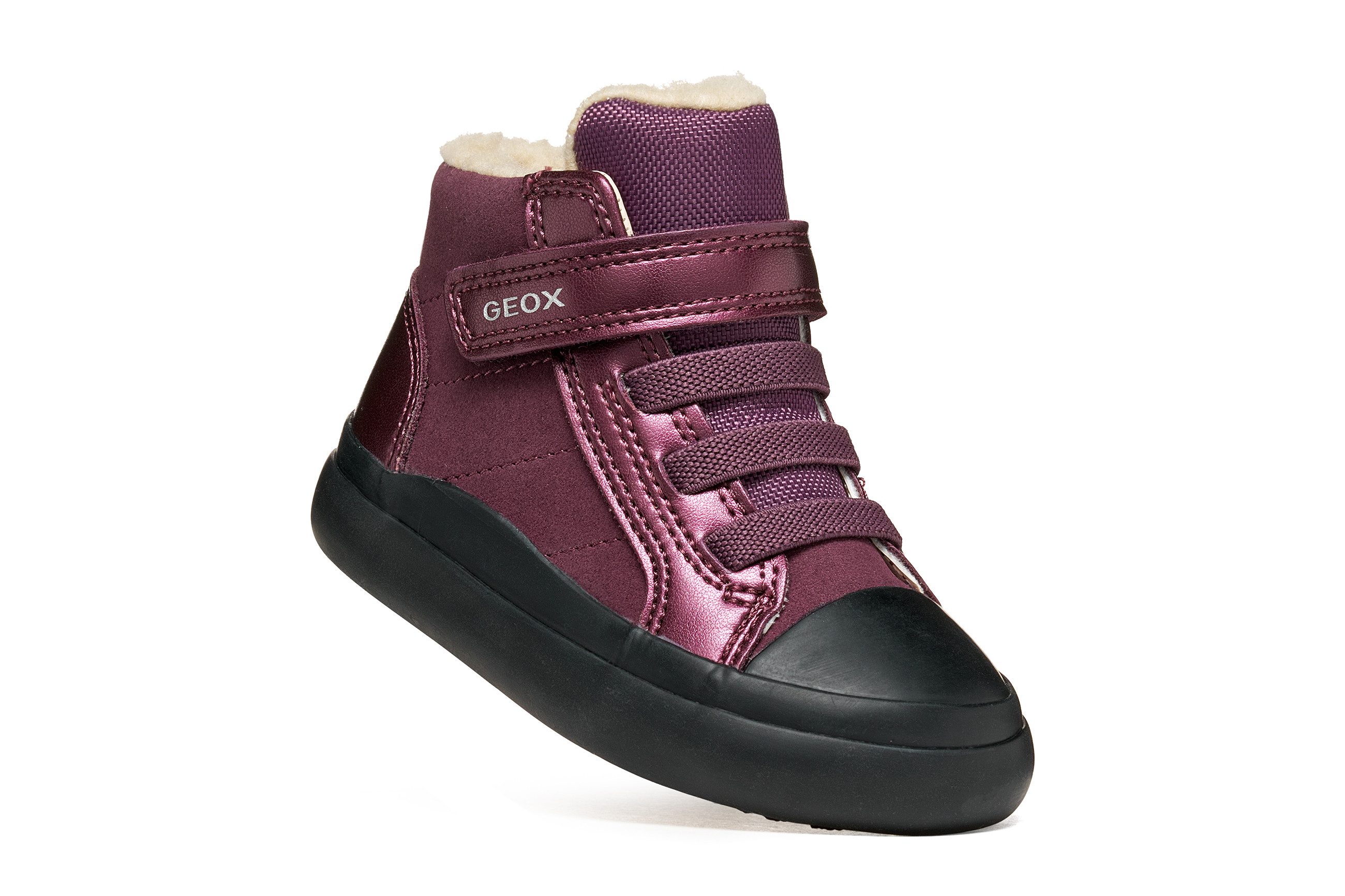 Geox B GISLI GIRL Lauflernschuh Winterboots mit Klettriemchen mit Größenschablone zum Download – Bild 4 von 5