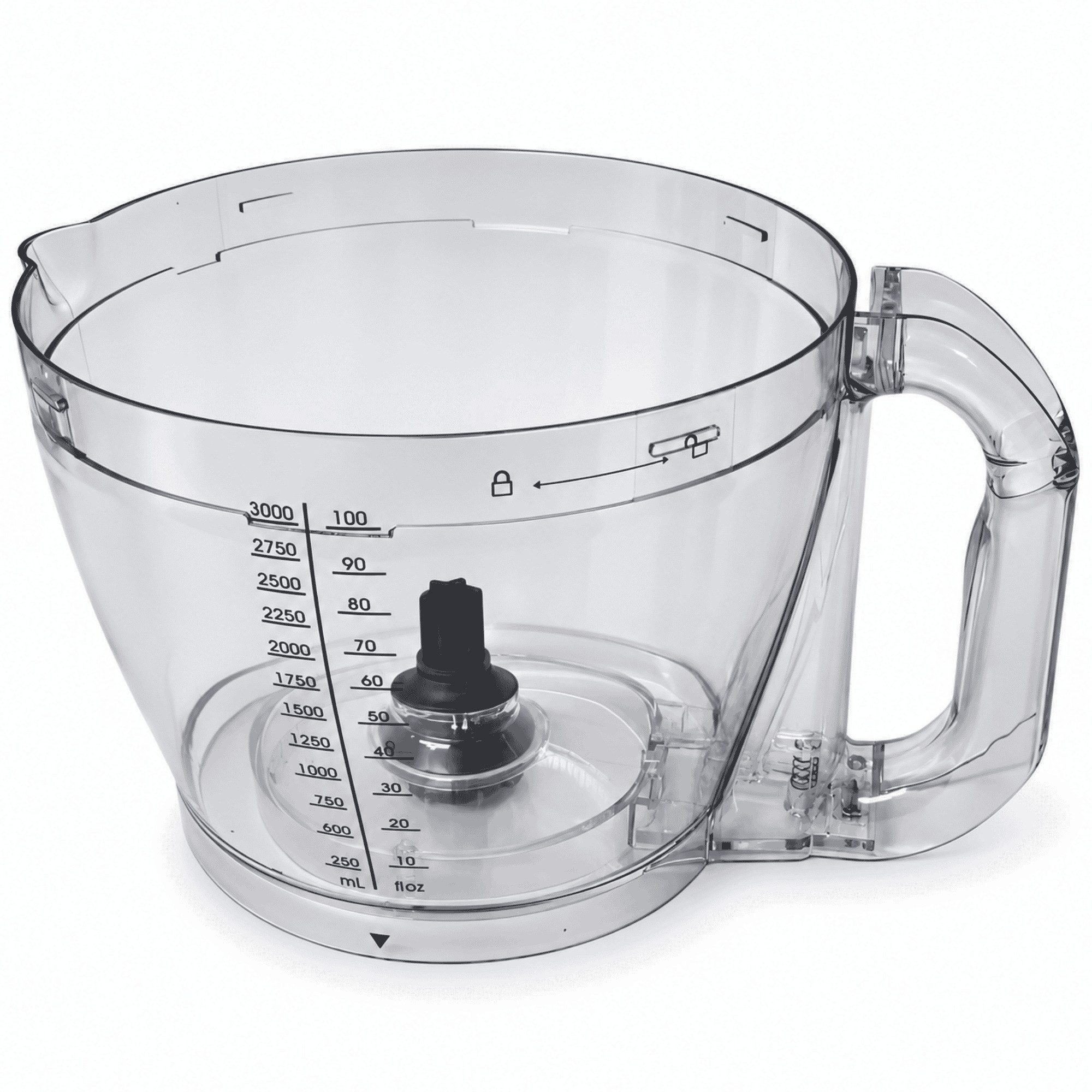 TurboTronic by Z-Line Bürste Ersatzbehälter für die Küchenmaschine TT-FP900 von TurboTronic