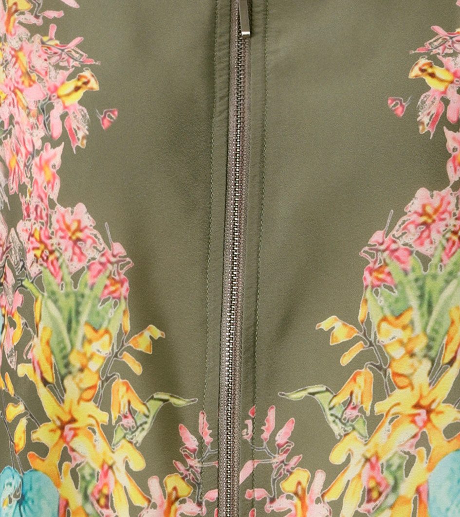 Aniston CASUAL Blouson mit farbenfrohen Blumendruck