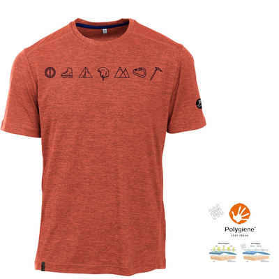 Maul T-Shirt Maul - Grinberg Fresh 2021 antibakterielles Herren T-Shirt, orange