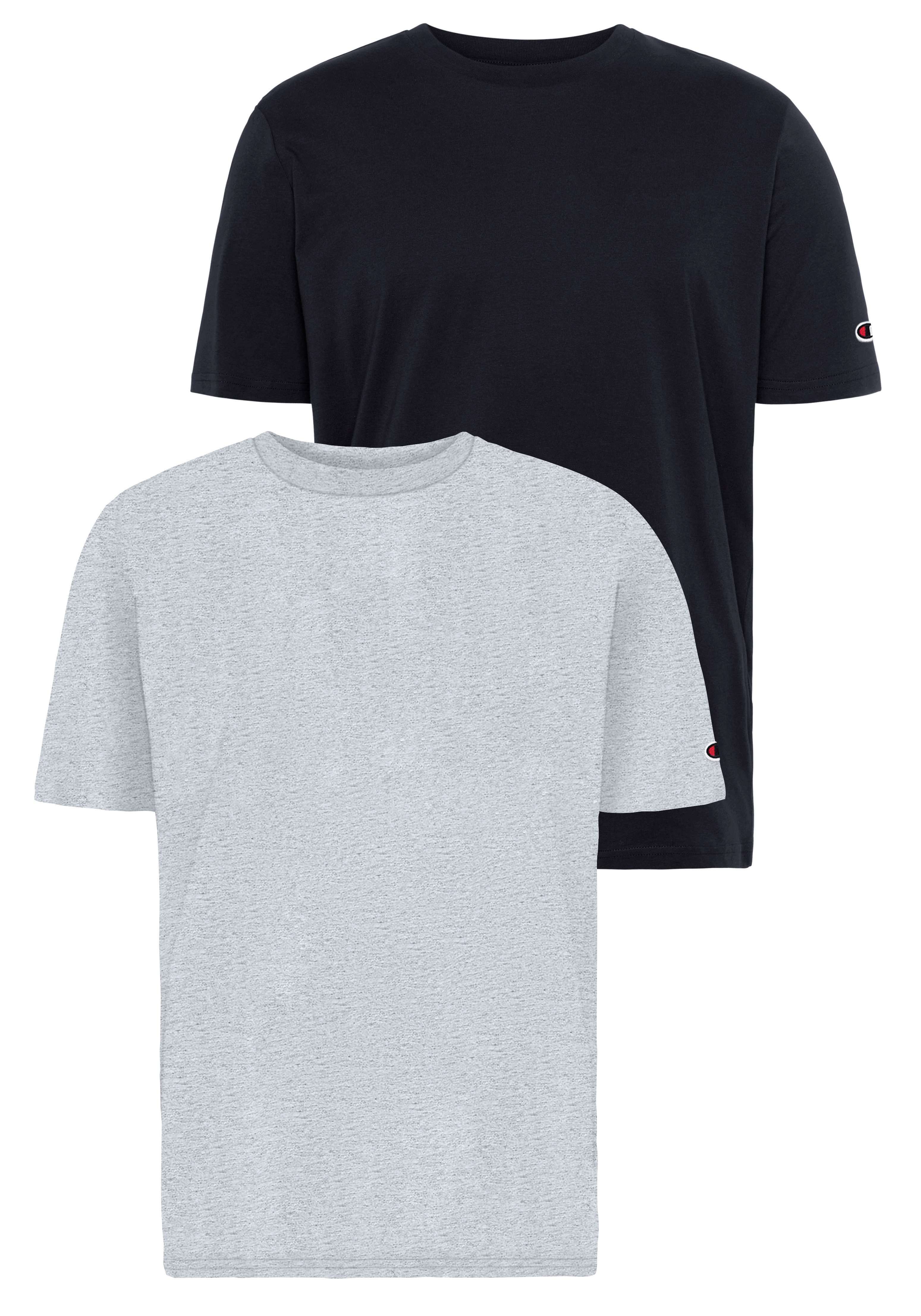 Champion T-Shirt (Packung, 2-tlg) Basic Shirt, Doppelpack günstig online kaufen