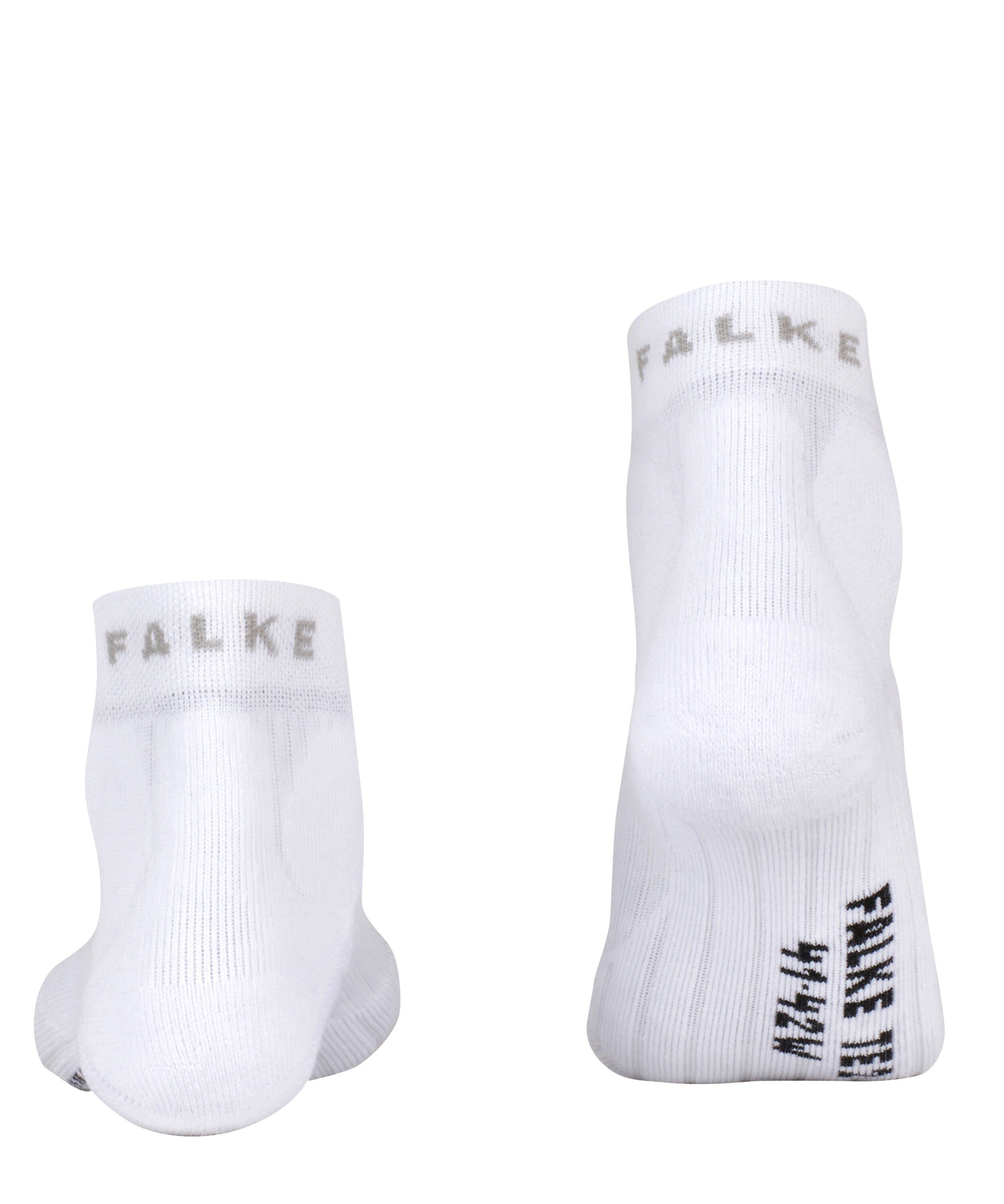 white (2000) Hartplätze TE2 Tennissocken (1-Paar) FALKE Short Socken für Stabilisierende