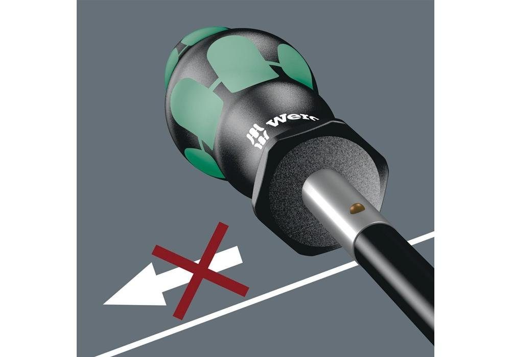 Wera Steckschlüssel Schlauchklemmenschraubendreher 391 Außen-6-kant SW6mm Klingen-L.167mm biegsam rund mehrkomponentig