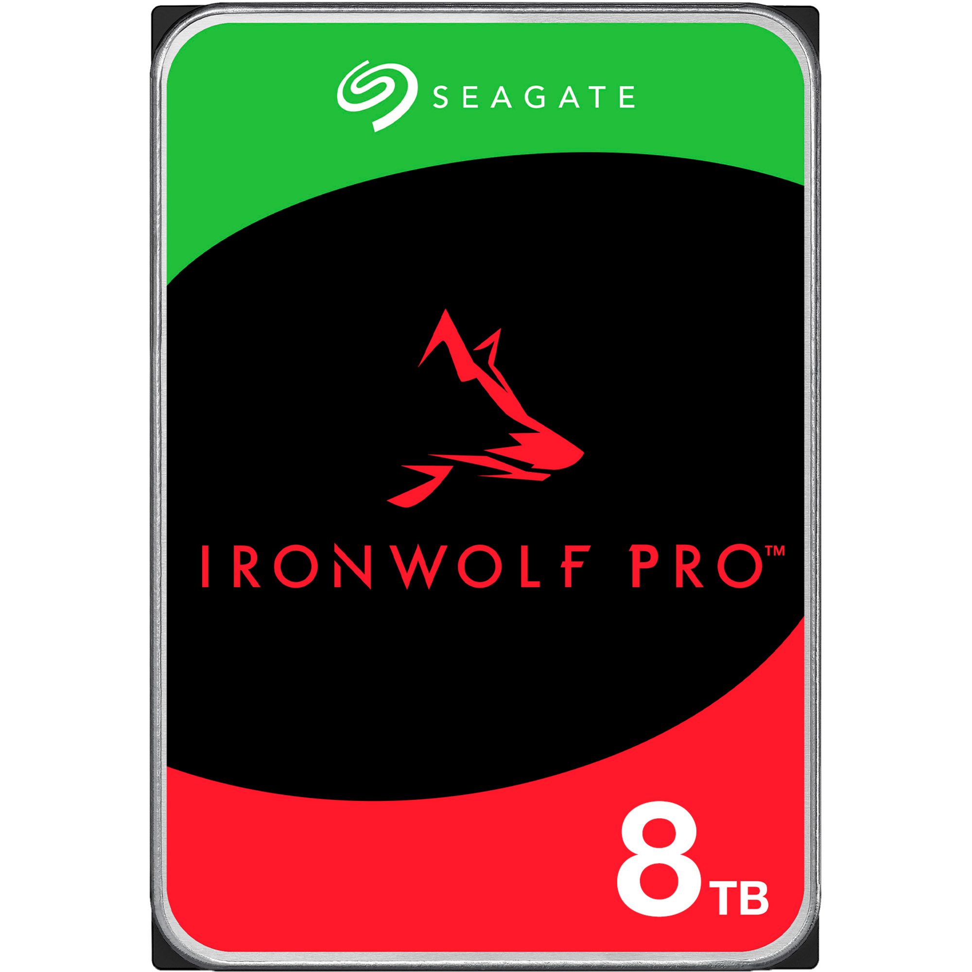 Seagate Seagate IronWolf Pro NAS 8 TB CMR, Festplatte, (SATA 6 Gb/s, 3,5) interne HDD-Festplatte (8.000) 3,5""