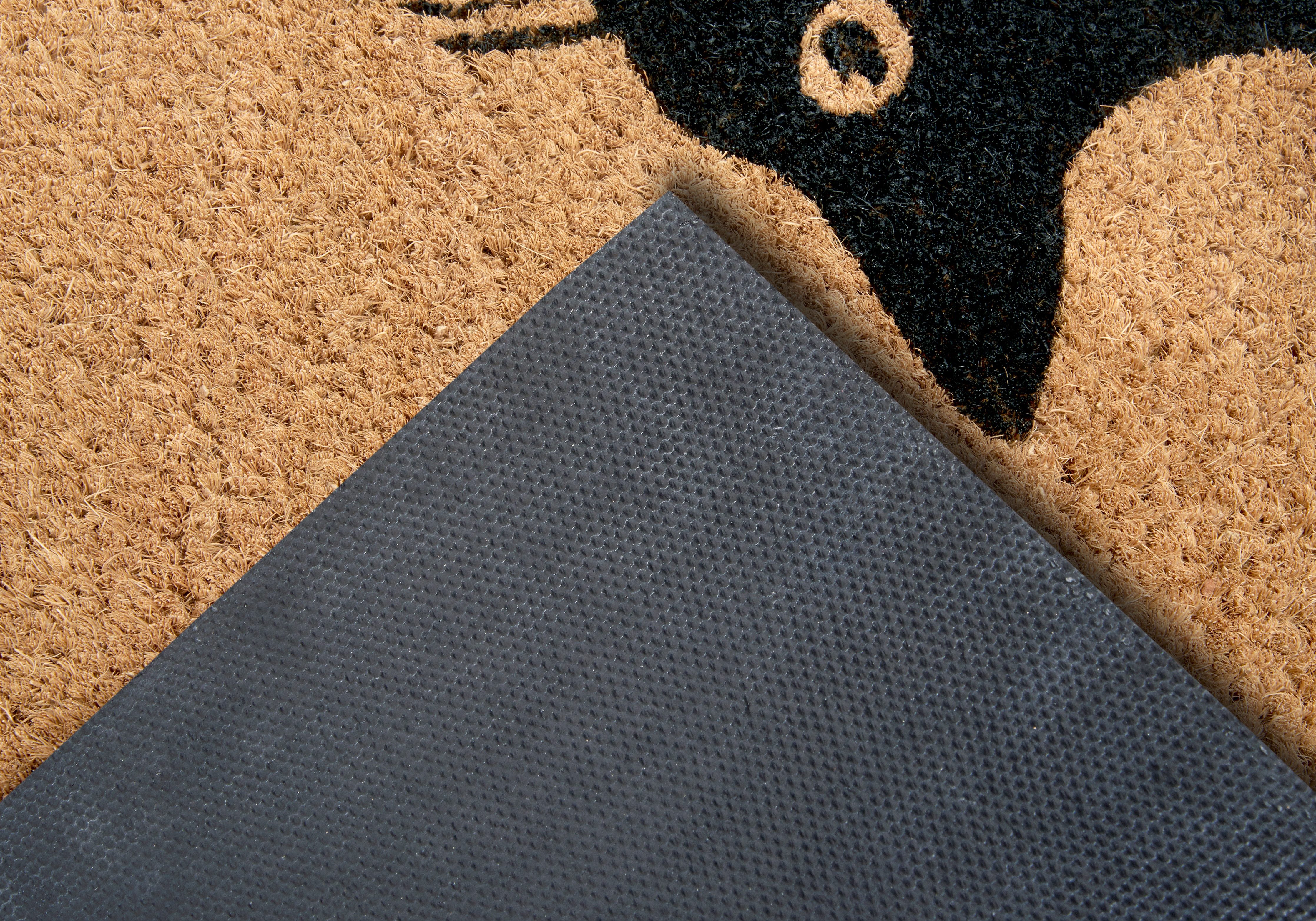 HANSE Home Fußmatte Mix Mats Kokos Cat Fan, Türmatte, rechteckig, Höhe: 15 mm, Kokos, Schmutzfangmatte, Outdoor, Rutschfest, Innen, Kokosmatte, Flur – Bild 4 von 5