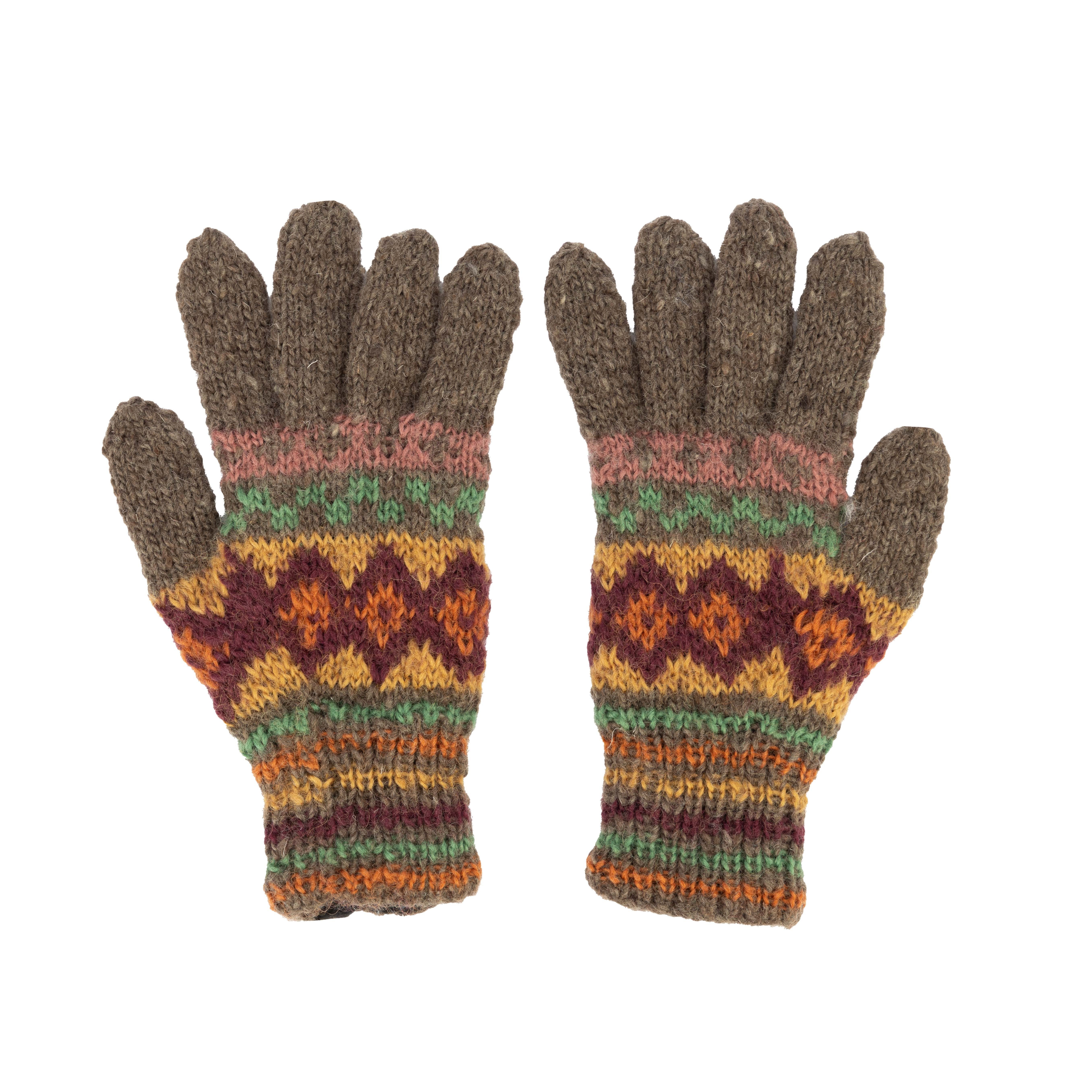 El Puente Fäustlinge Handschuhe, Größe M, Handmade Fair Trade