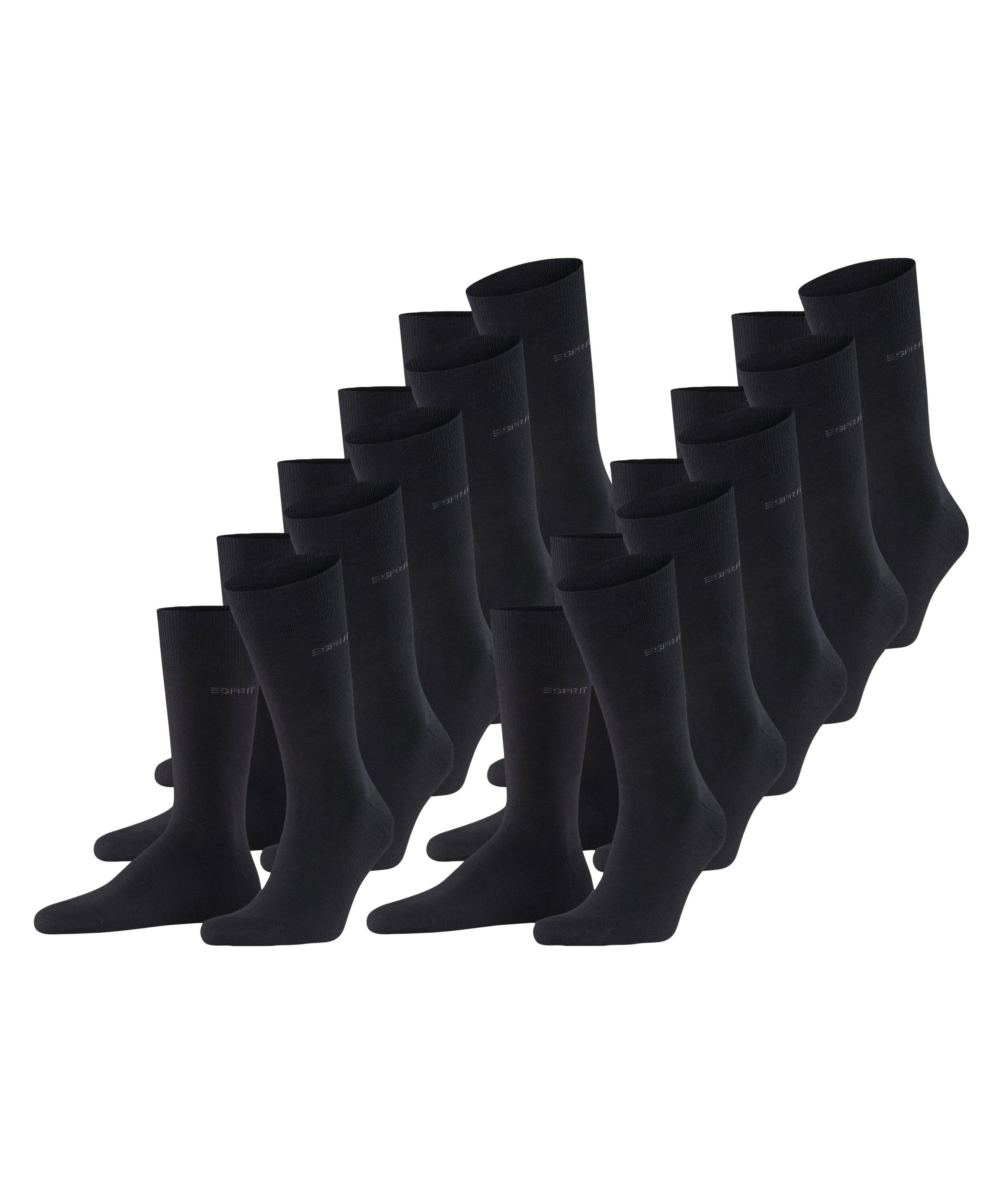 Esprit Socken Uni 10-Pack (10-Paar) black (3000)