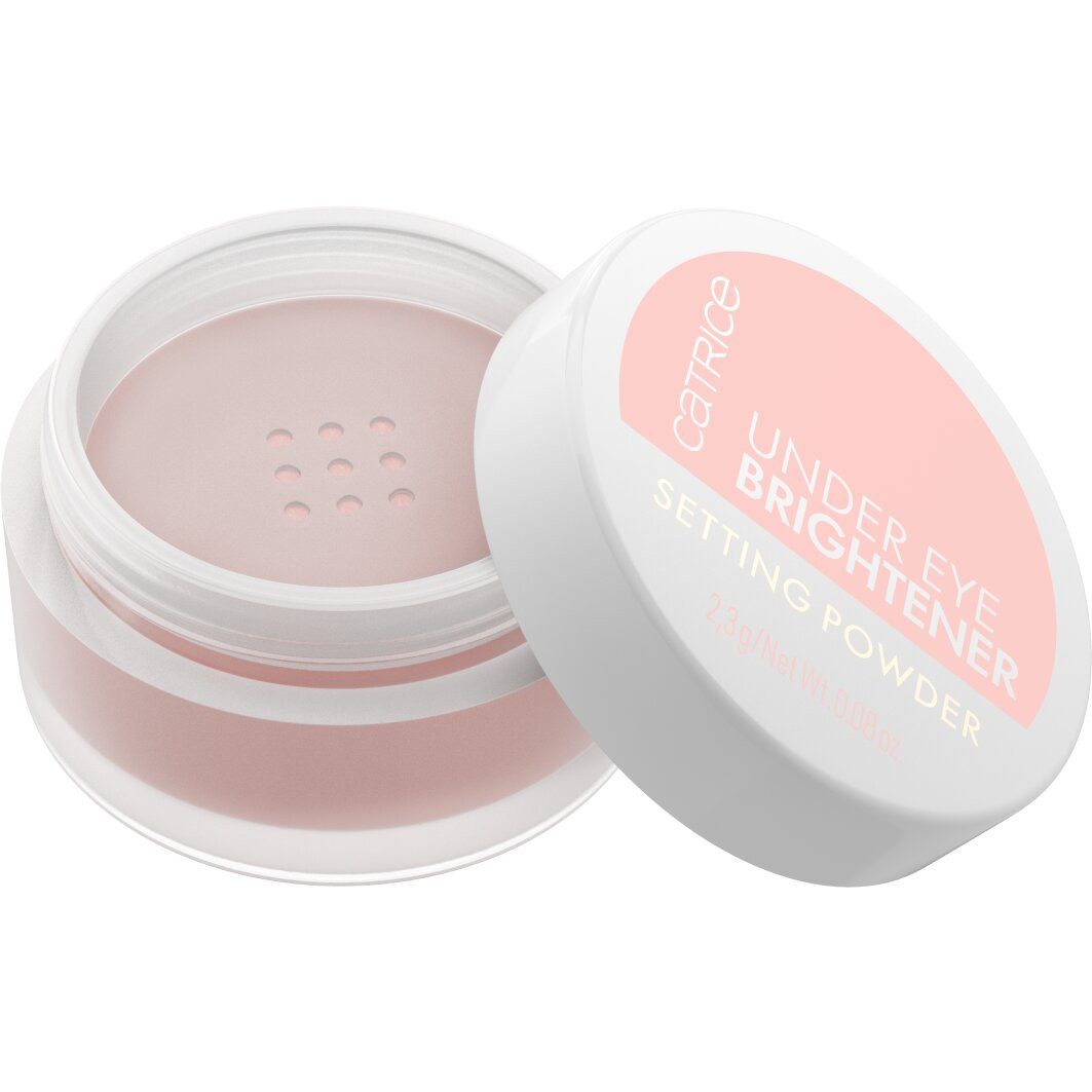 Catrice Puder UNDER EYE BRIGHTENER SETTING POWDER, 3-tlg., Loses Puder, frisches und strahlendes Finish, pflegt die Haut.