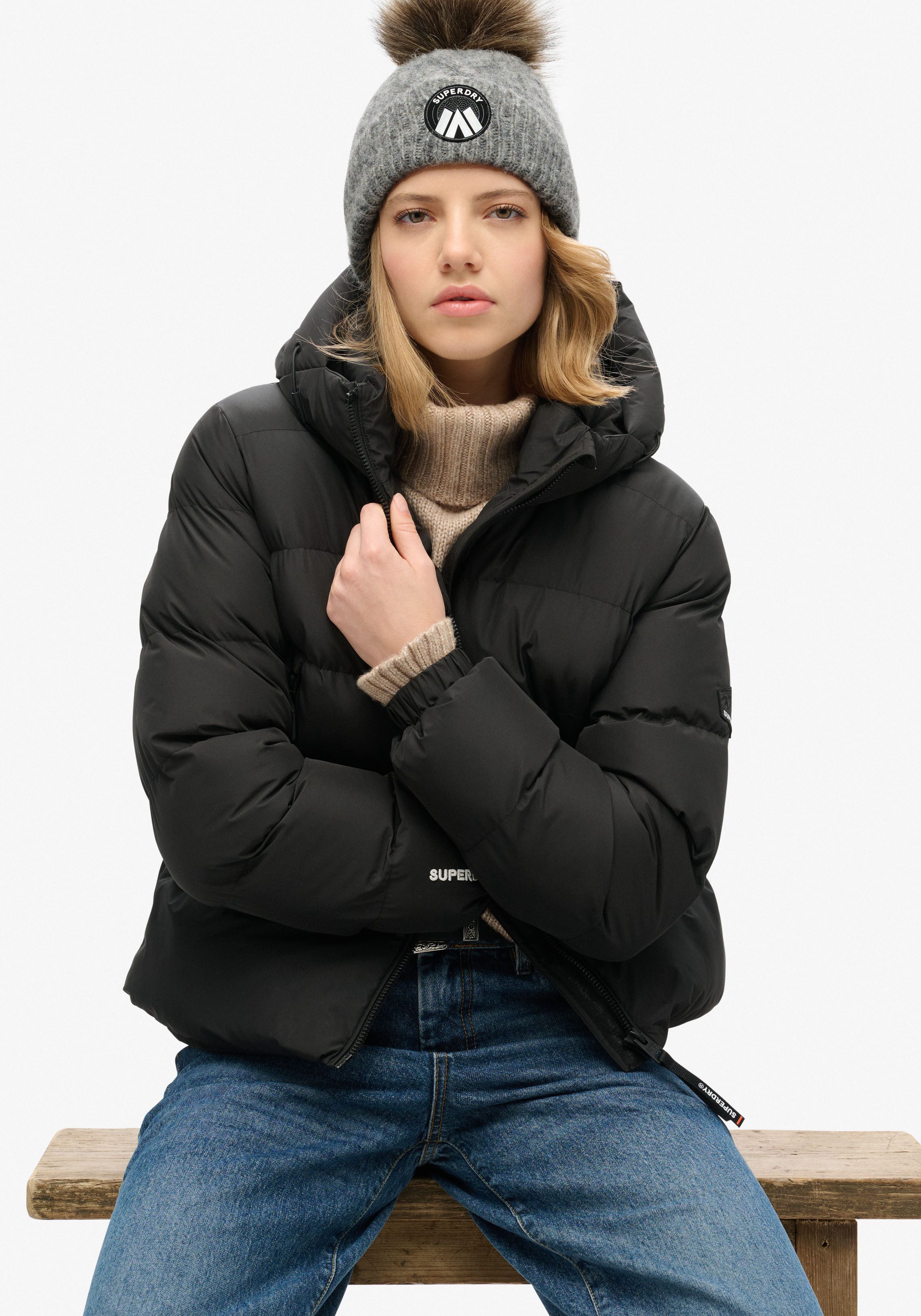 Superdry Beanie CABLE LUXE KNIT BEANIE günstig online kaufen