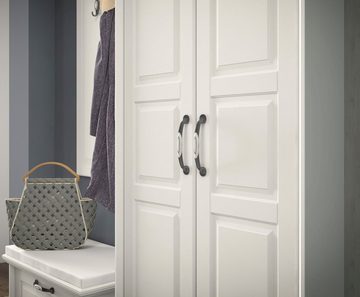 Home affaire Garderobenschrank Evergreen UV lackiert, mit Soft-Close-Funktion und ausziehbarer Kleiderstange