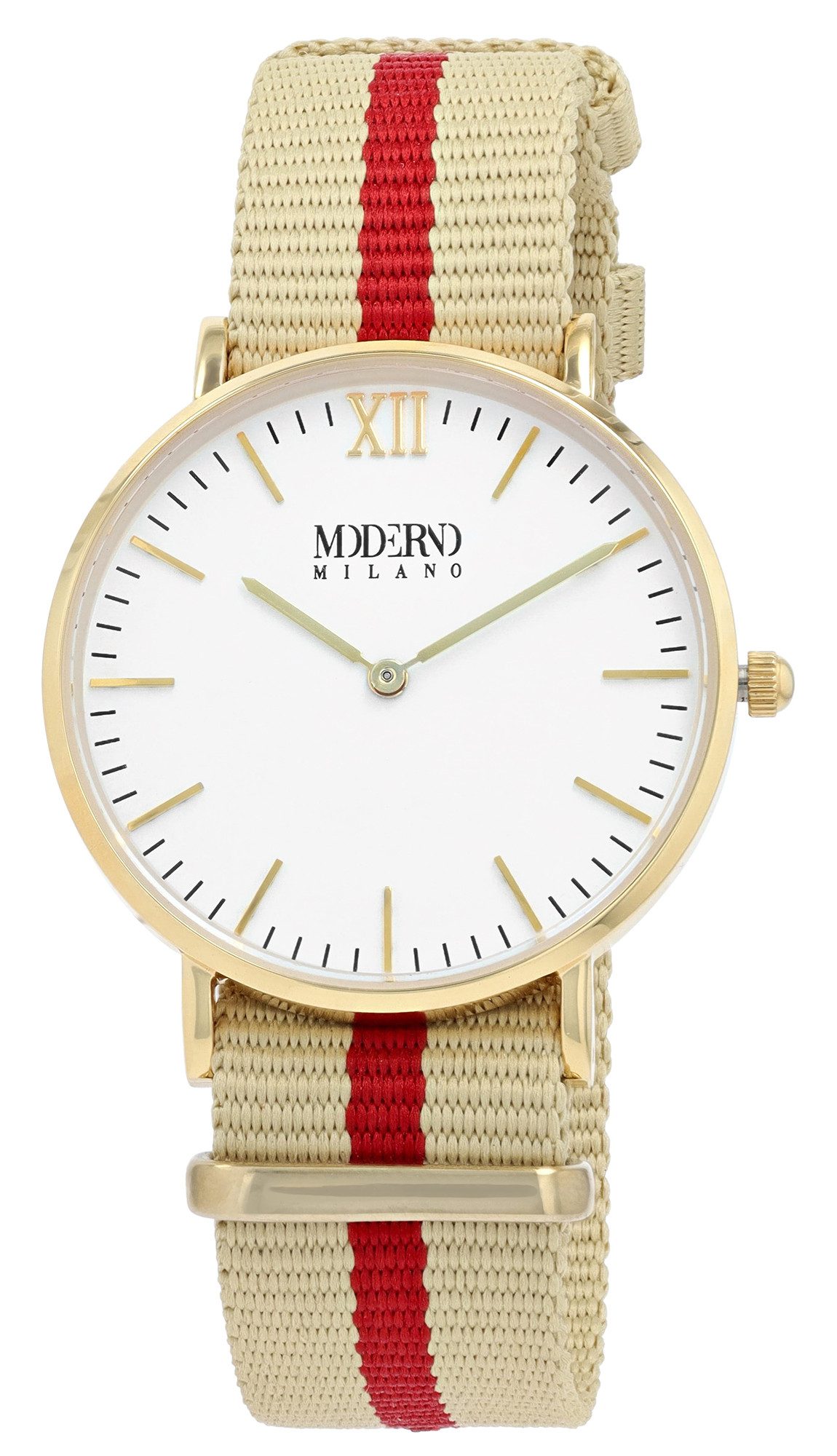 Moderno Milano Quarzuhr 5 ATM, (1-tlg)