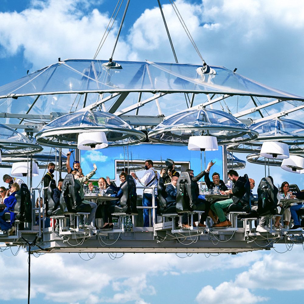 mydays Erlebnisgutschein Lunch in the Sky, Ein Genuss, der hoch hinausgeht