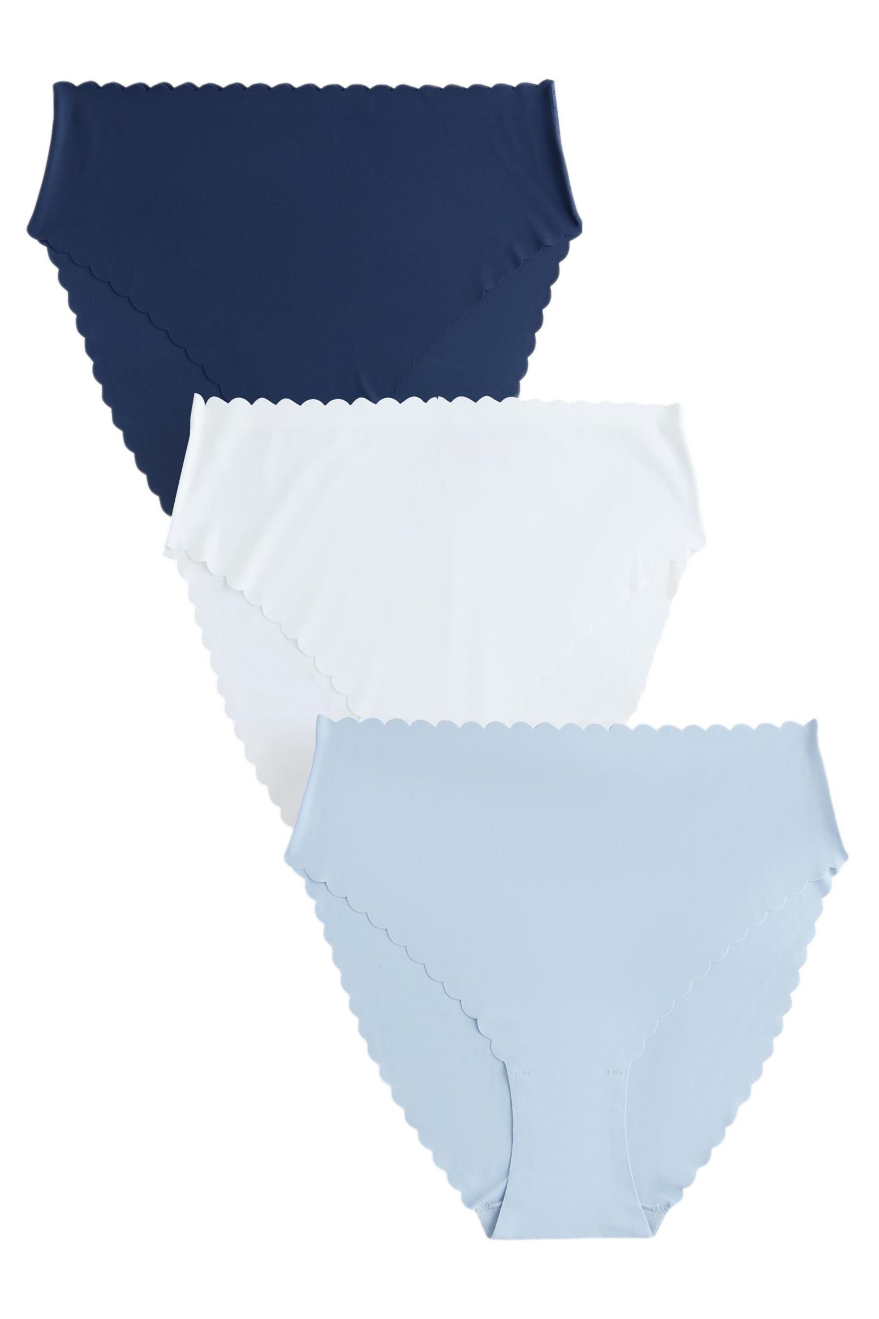 Next Taillenslip Nahtlose Hochbund-Slips im 3er-Pack, hohes Bein (3-St)
