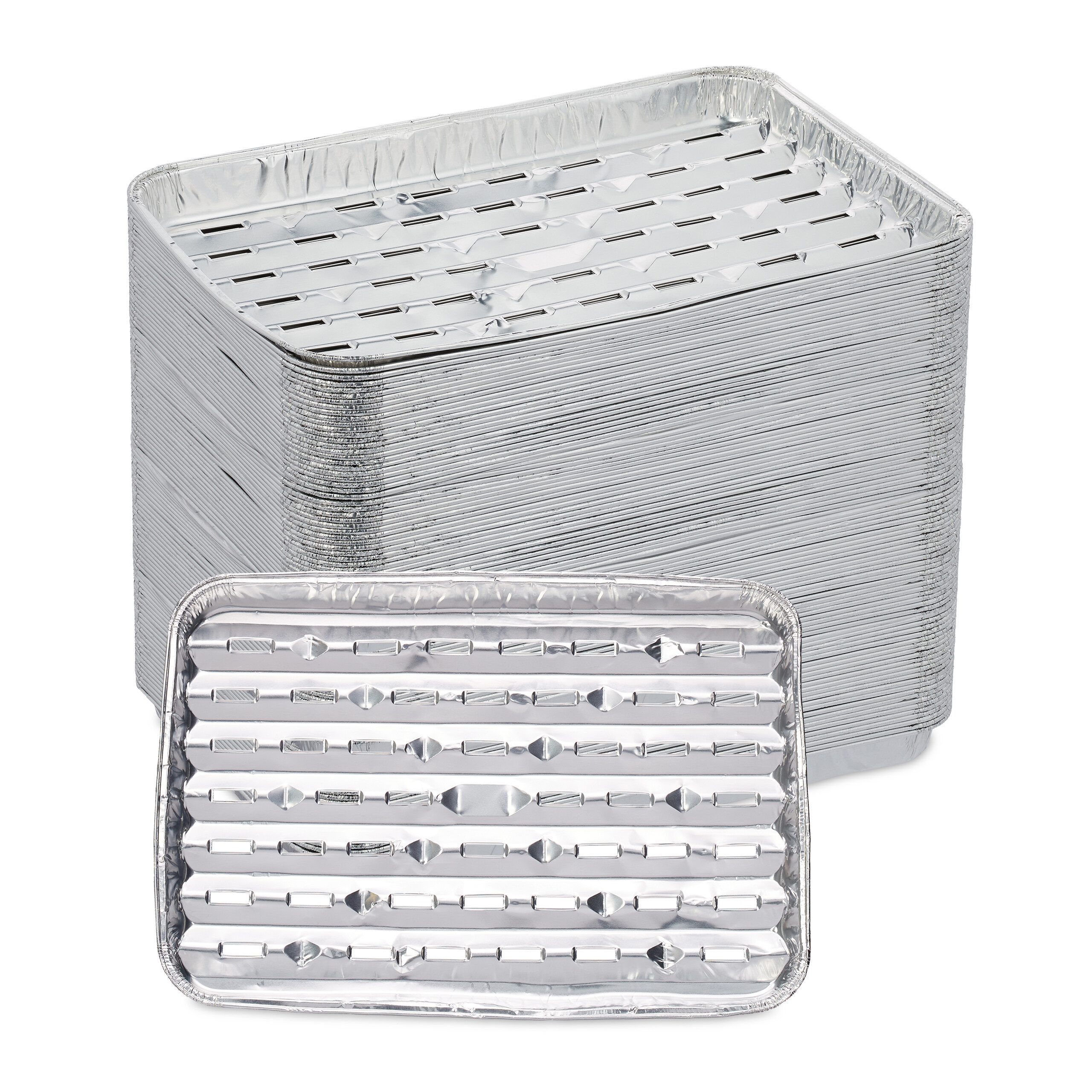 relaxdays Grillschale Alu im 100er Set, Aluminium, (100-St., 100er Set)