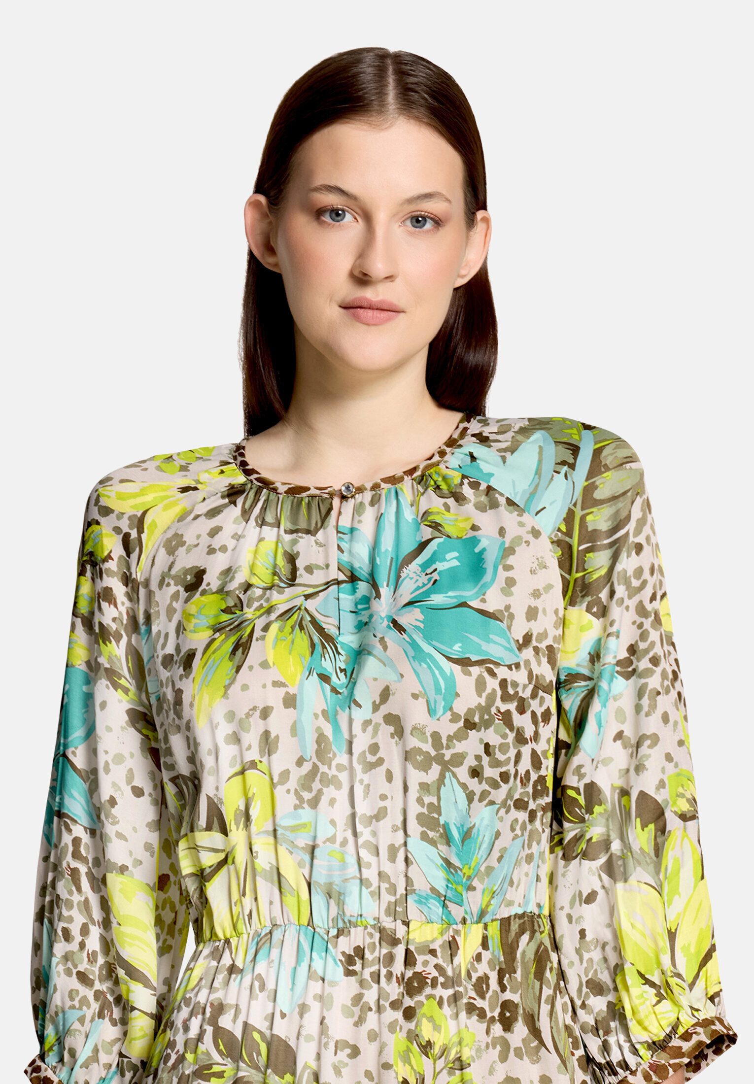 Betty Barclay Sommerkleid Damen mit Rundhalsausschnitt