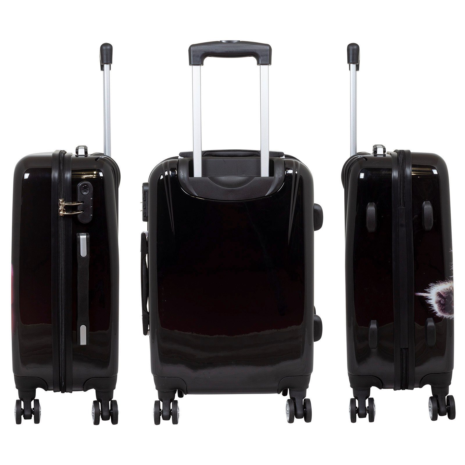 Trendyshop365 Hartschalen-Trolley Katze, Reisekoffer bunt mit günstig online kaufen
