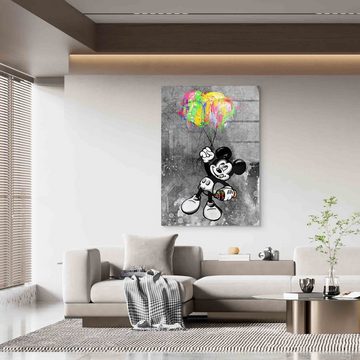 ArtMind XXL-Wandbild FLYING MICKY, Premium Wandbilder als gerahmte Leinwand in verschiedenen Größen