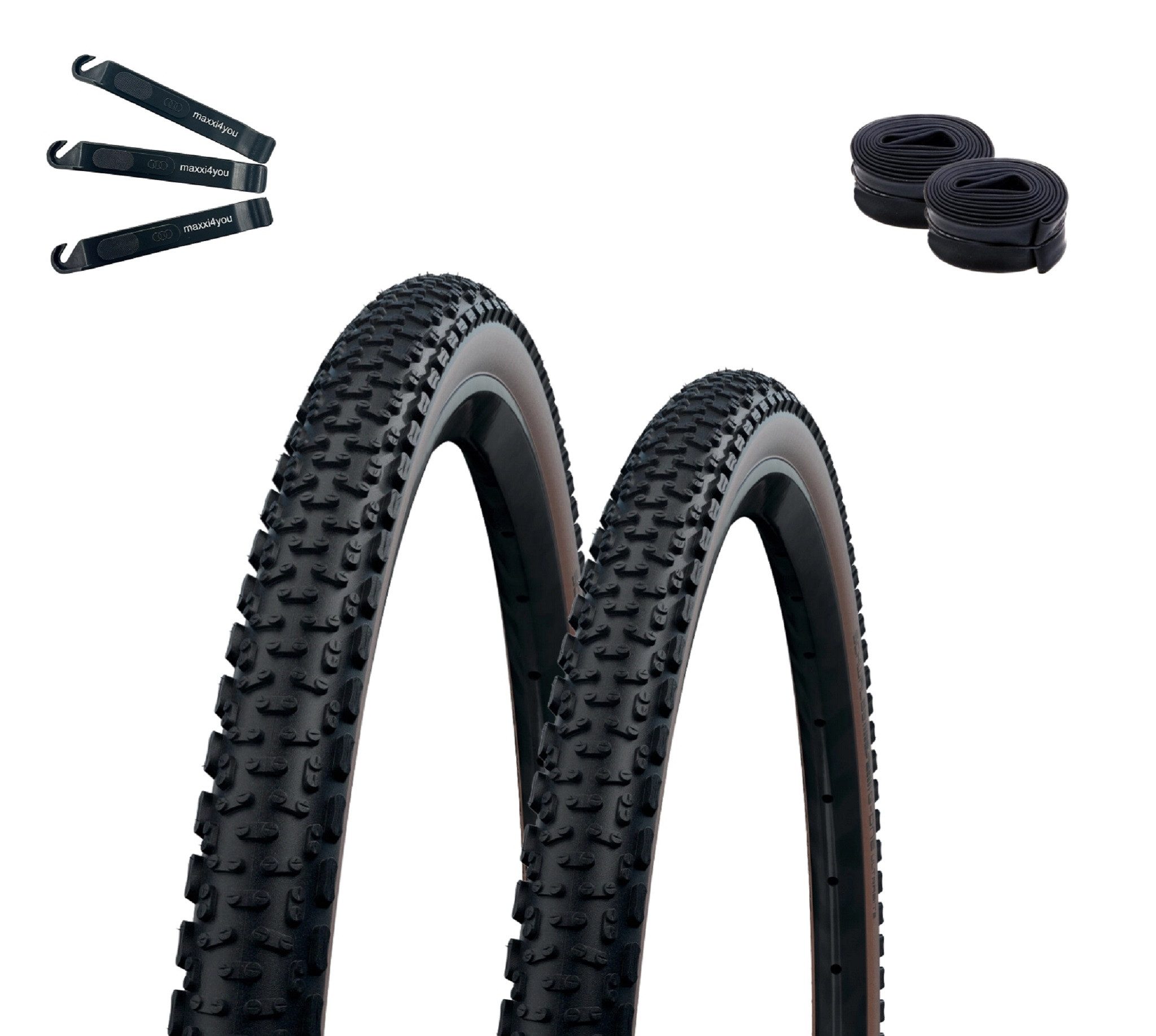 Fahrradreifen Schwalbe G-One Ultrabite Faltreifen Schwarz/Bronze 50-622 inkl. RH