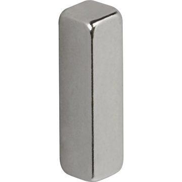 Maul Magnet Maul Neodym Magnet (B x H x T) 15 x 4 x 4 mm rechteckig, Stab Silber