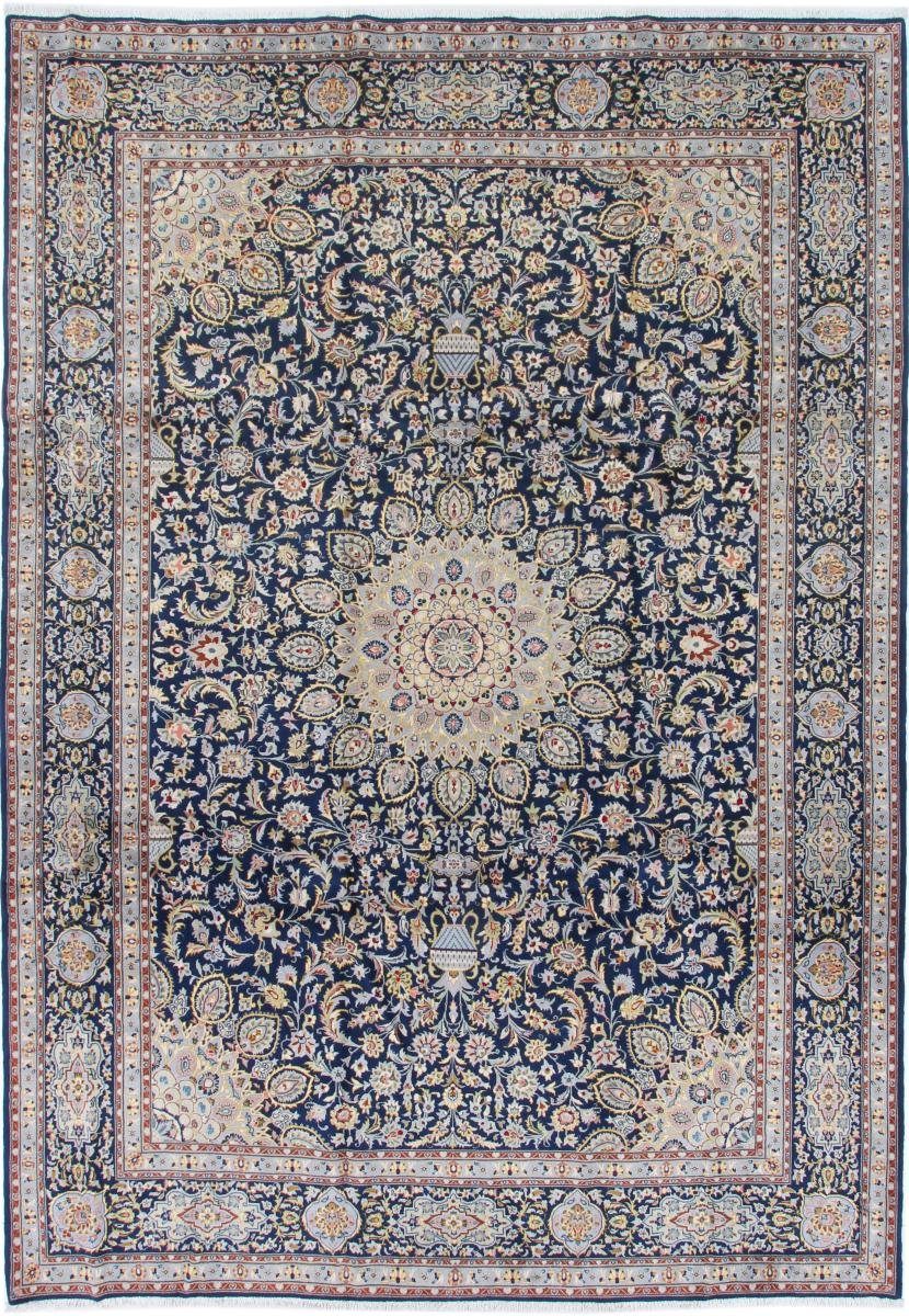 Orientteppich Keshan 249x361 Handgeknüpfter Orientteppich / Perserteppich, Nain Trading, rechteckig, Höhe: 12 mm