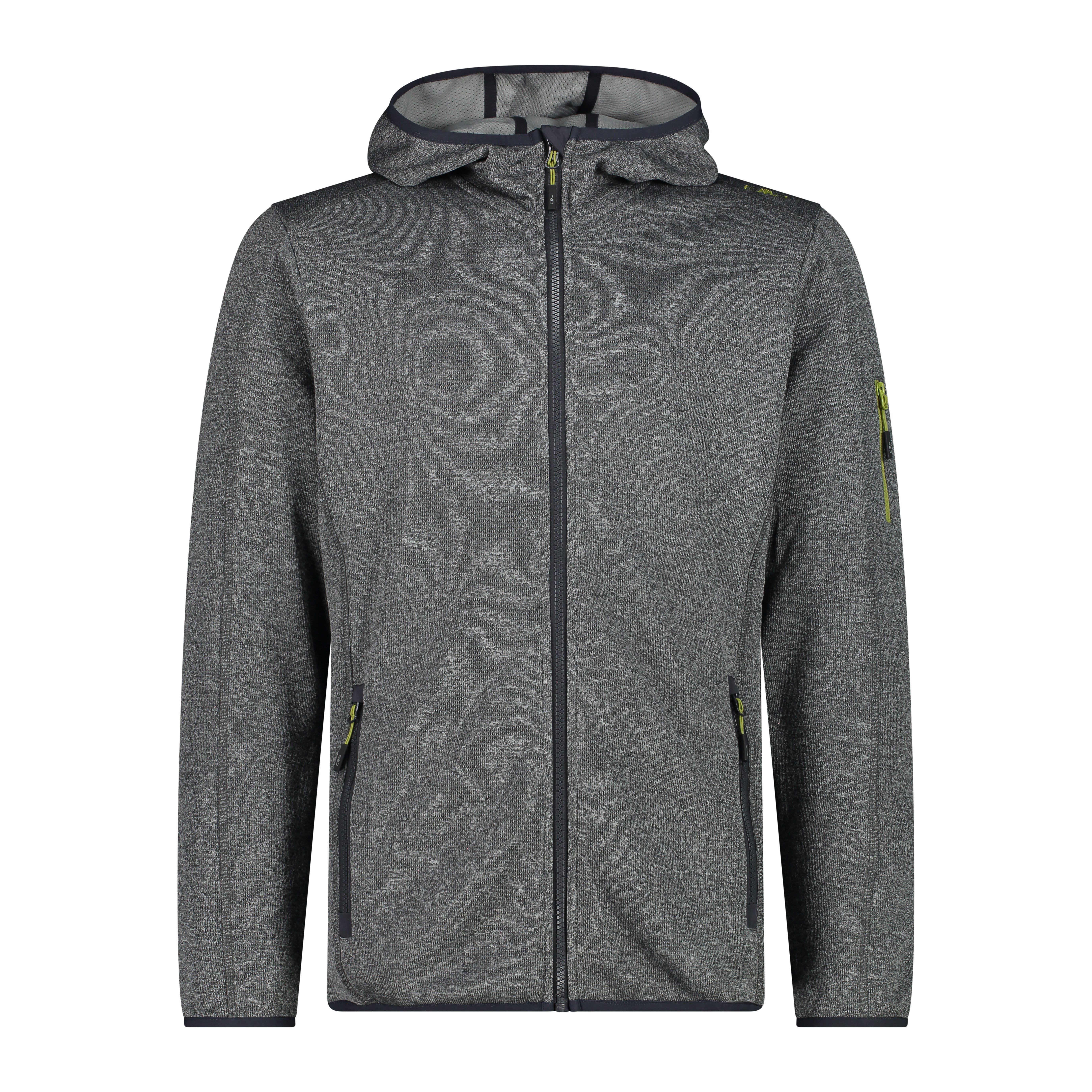 Allwetterjacke CMP Herren Fleecejacke Fix Hood Jacket 31H5007