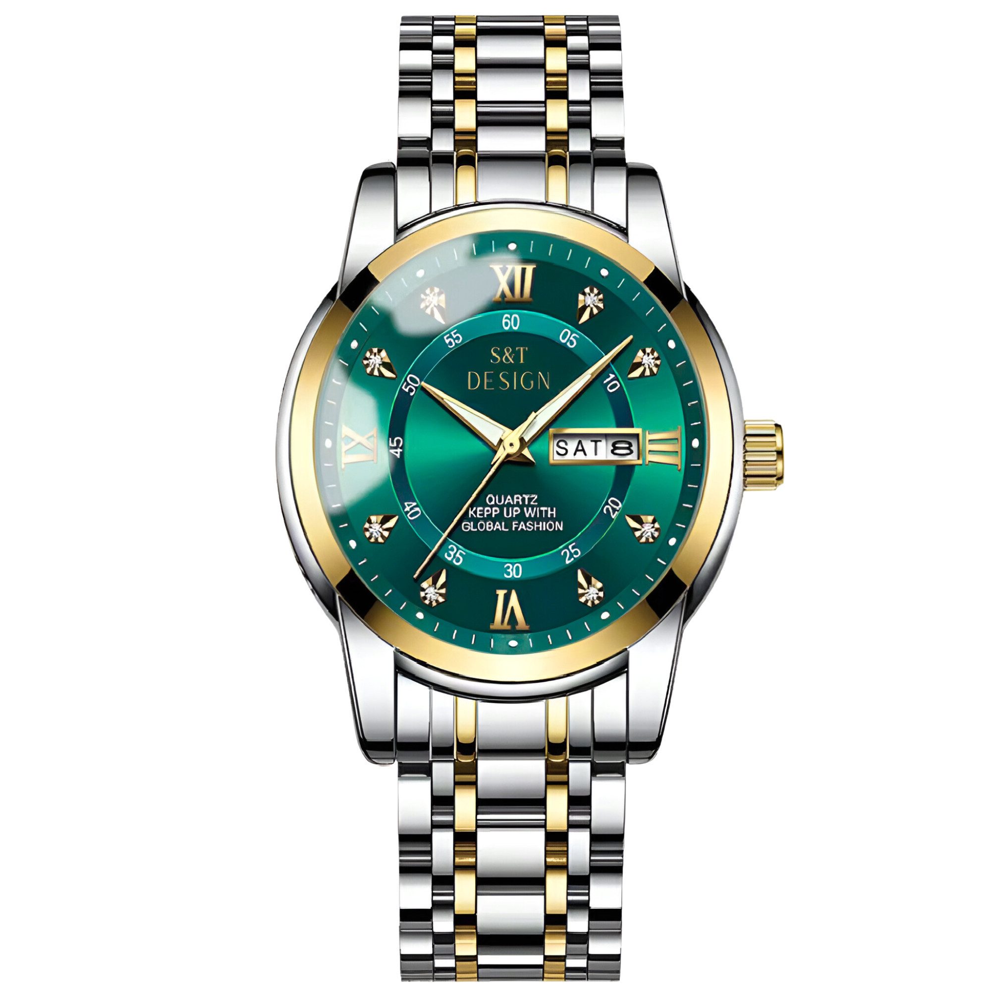 S&T Design Quarzuhr Herren Uhr Edelstahl günstig online kaufen
