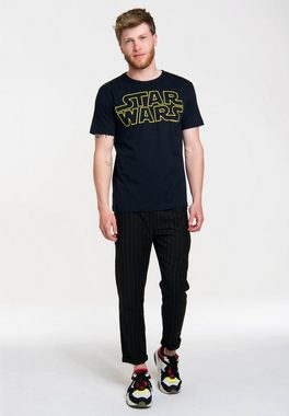 LOGOSHIRT T-Shirt Krieg der Sterne - Logo mit Star Wars-Schriftzug