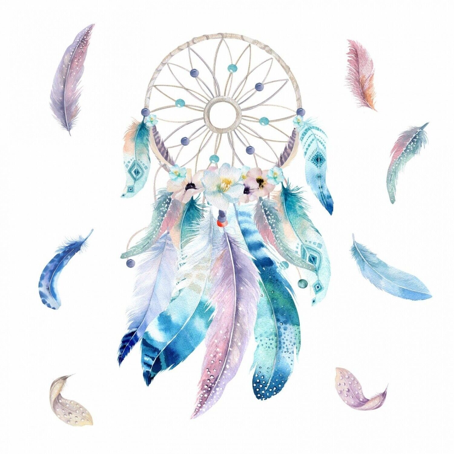 nikima Wandtattoo 228 Wandtattoo Traumfänger blau günstig online kaufen