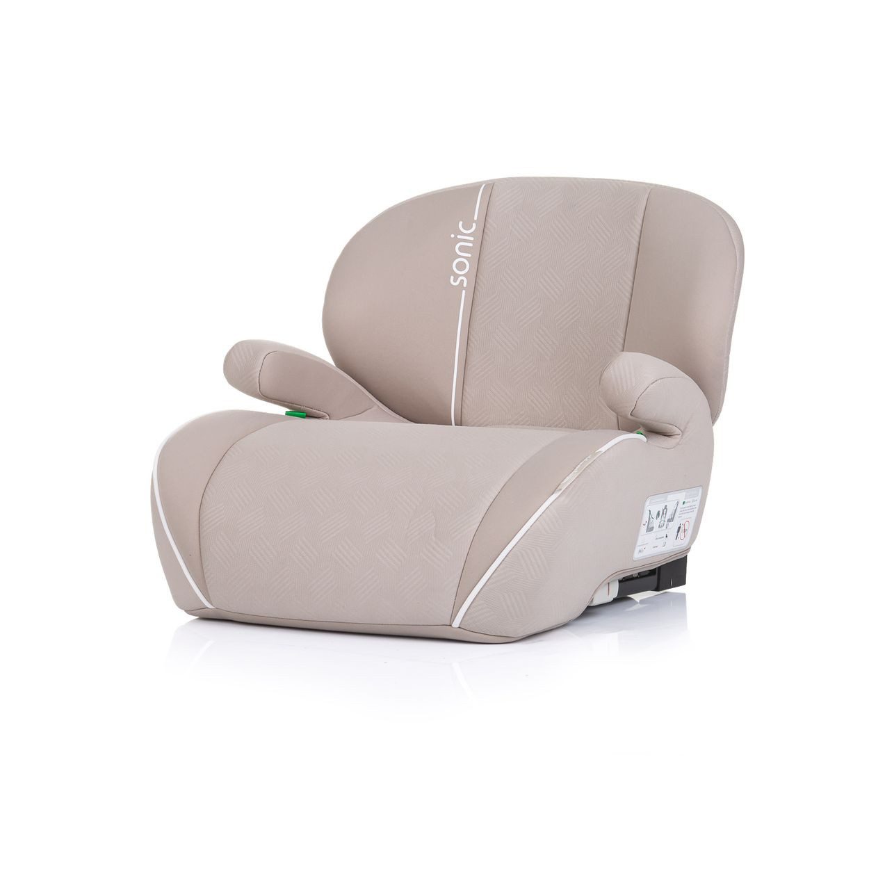 Chipolino Kindersitzerhöhung Sonic Isofix 125-150 cm, ab: 6, bis: 12, i-Size, Kindersitz, Armlehne