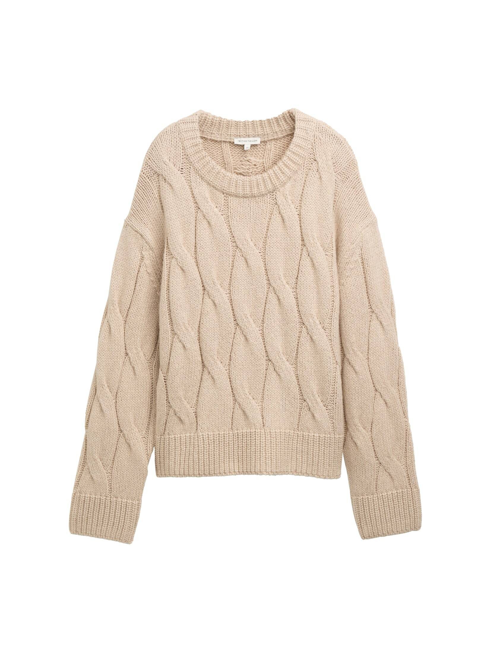 TOM TAILOR Strickpullover Pullover & Strickjacken Loose Fit Strickpullover günstig online kaufen