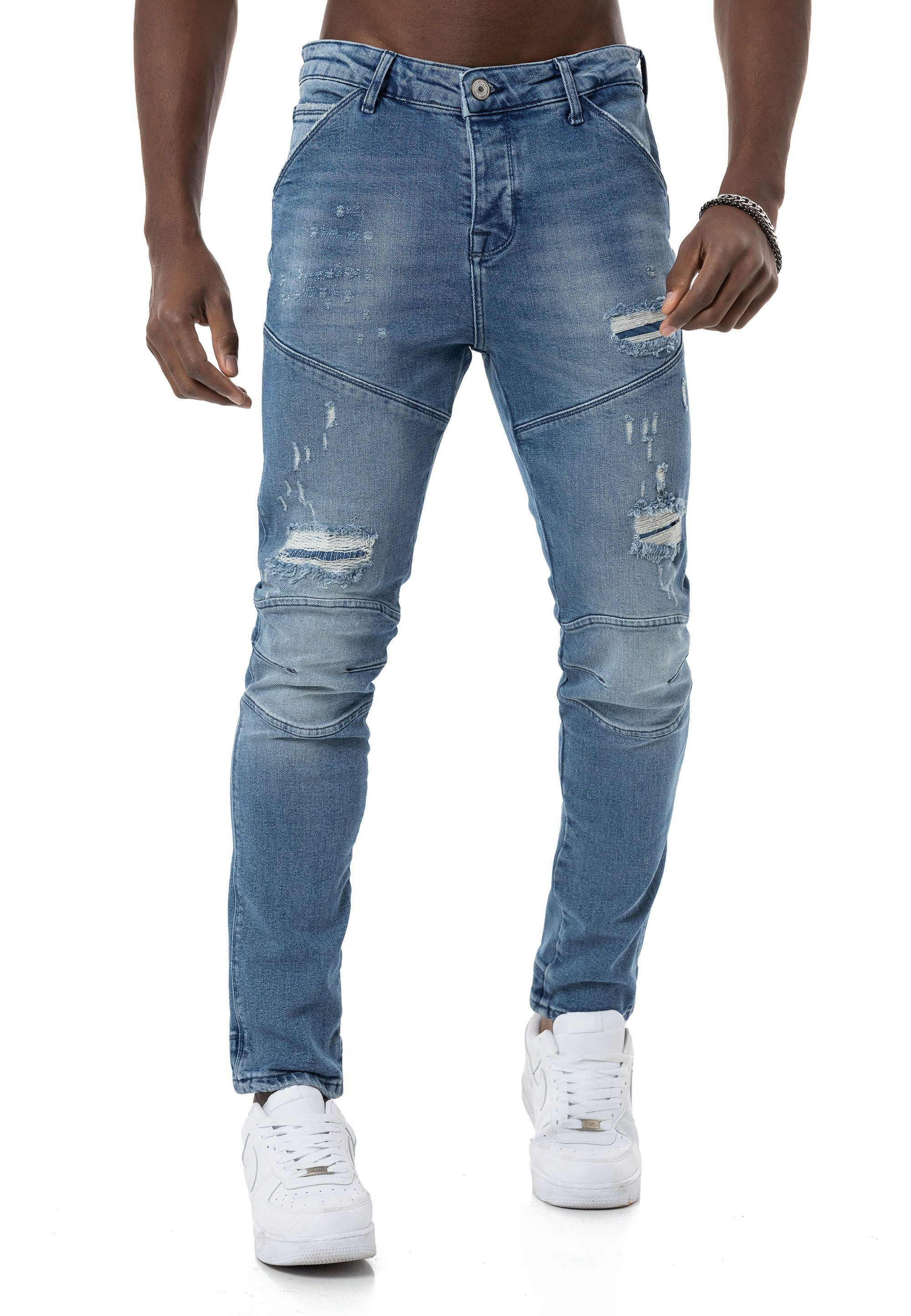 RedBridge Destroyed-Jeans Regular Fit Premium Qualität günstig online kaufen