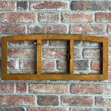 Aubaho Fenster Stallfenster Eisenfenster zum Öffnen Scheunenfenster Rost Eisen 63cm A