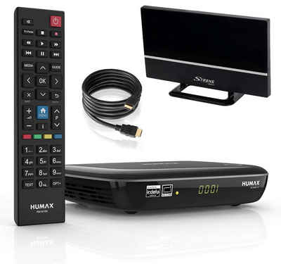 Humax »Humax HD Nano T2 HD Receiver Set mit Zimmerantenne« DVB-T2 HD Receiver