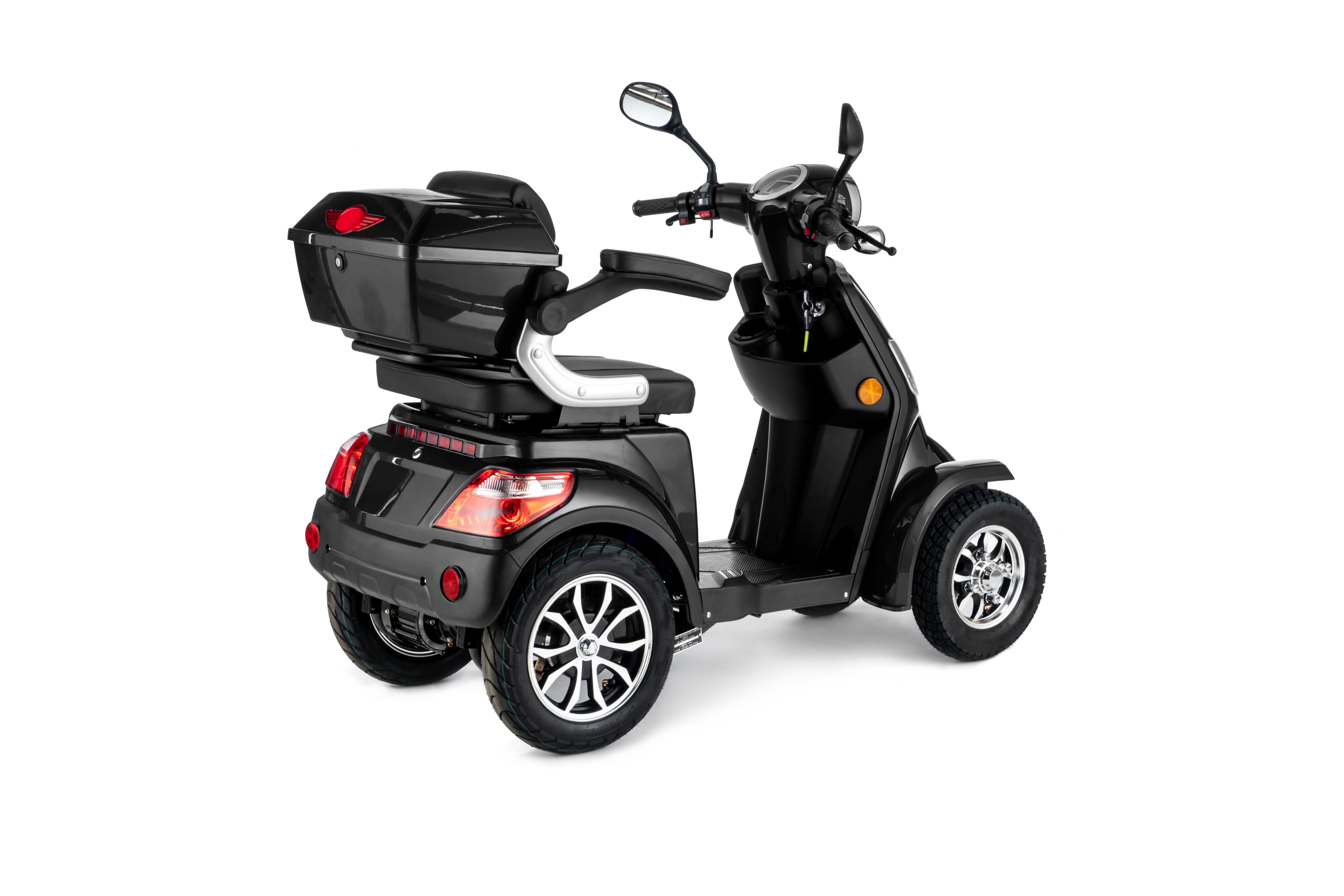 Veleco Elektromobil Faster, herausnehmbarer Lithium-Ionen Akku,4-Rad Seniorenmobil,1000W, 12,00 km/h, Herausnehmbarer Lithium-Ionen Akku