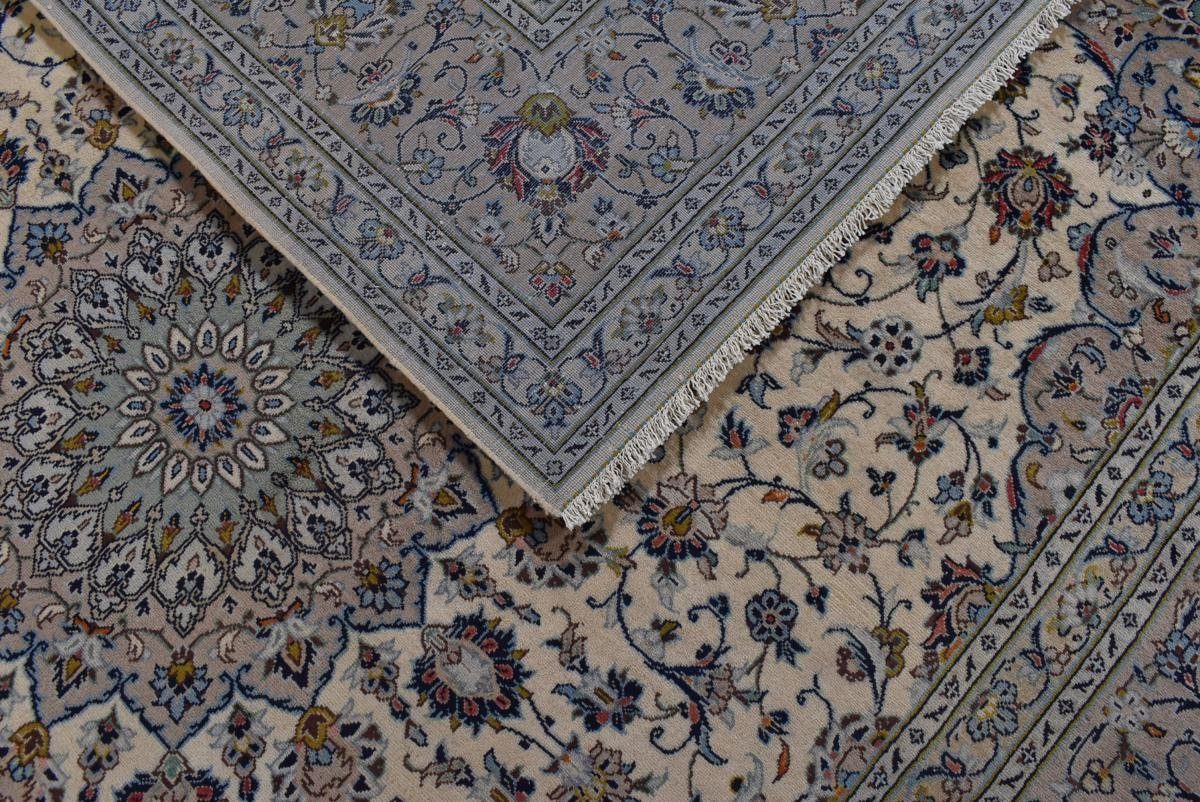 Orientteppich Keshan Höhe: 12 mm Perserteppich, Trading, Nain 244x351 Handgeknüpfter rechteckig, / Orientteppich