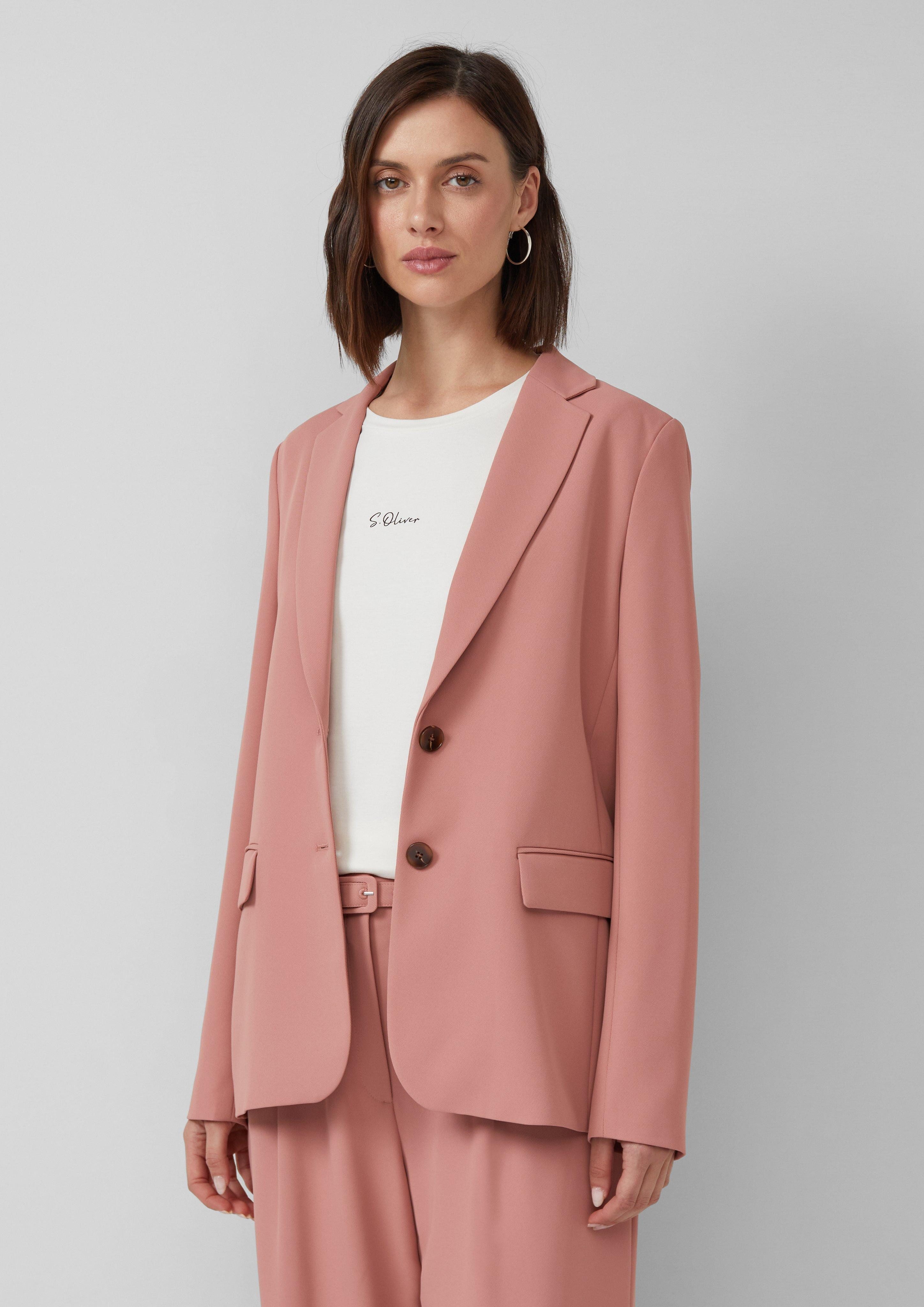 s.Oliver BLACK LABEL Jackenblazer Twillblazer mit günstig online kaufen
