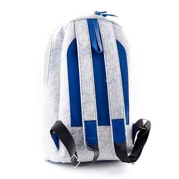 BIGGDESIGN Schulrucksack Biggdesign Blue Water Rucksack aus Filz, Tagesrucksack, Bunt (1-tlg)