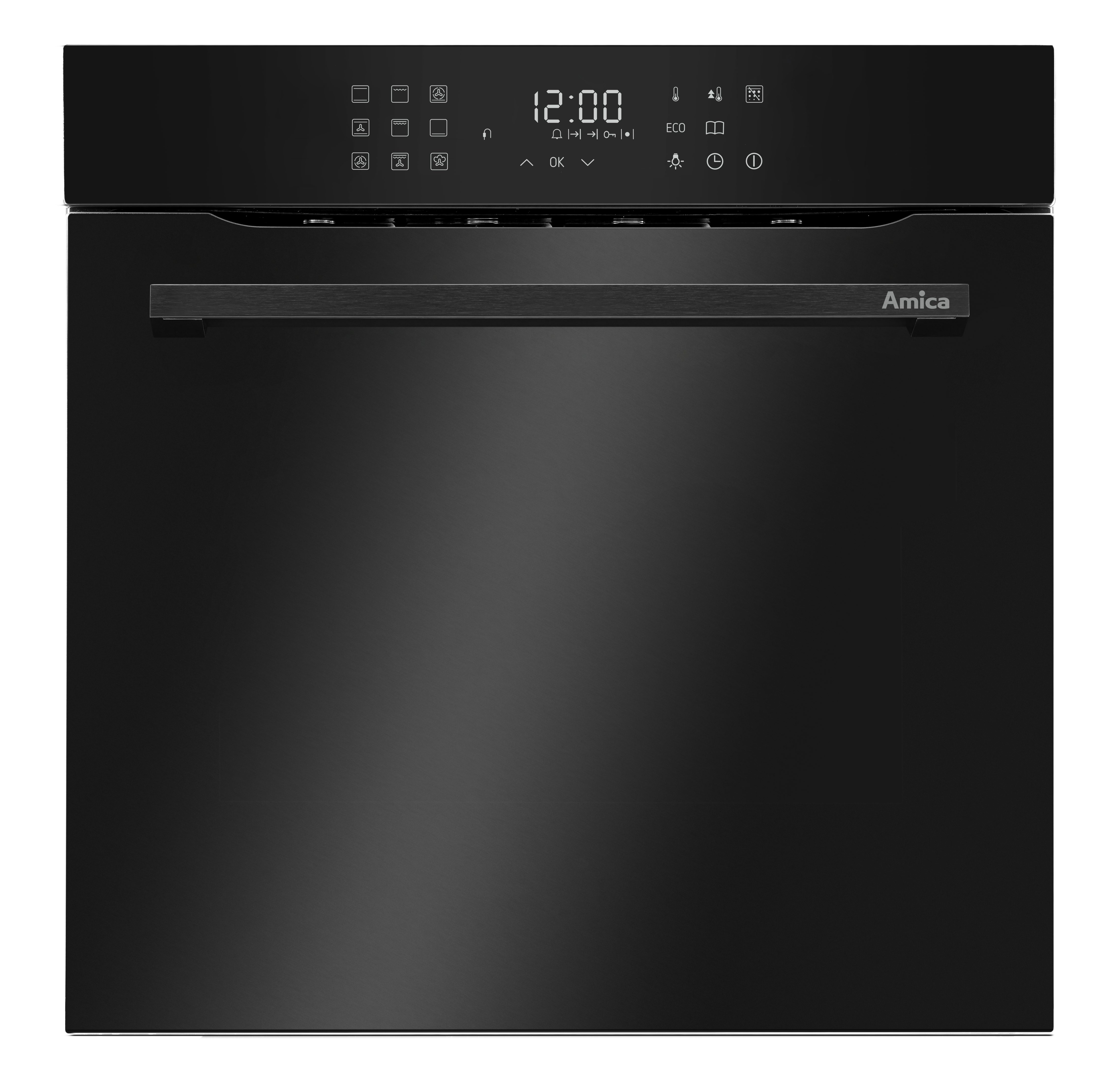 Amica Einbaubackofen EBX 944 870 V, mit 1-fach-Teleskopauszug, Steam Clean, Knusprig & saftig mit Dampf – XXL-Platz inklusive