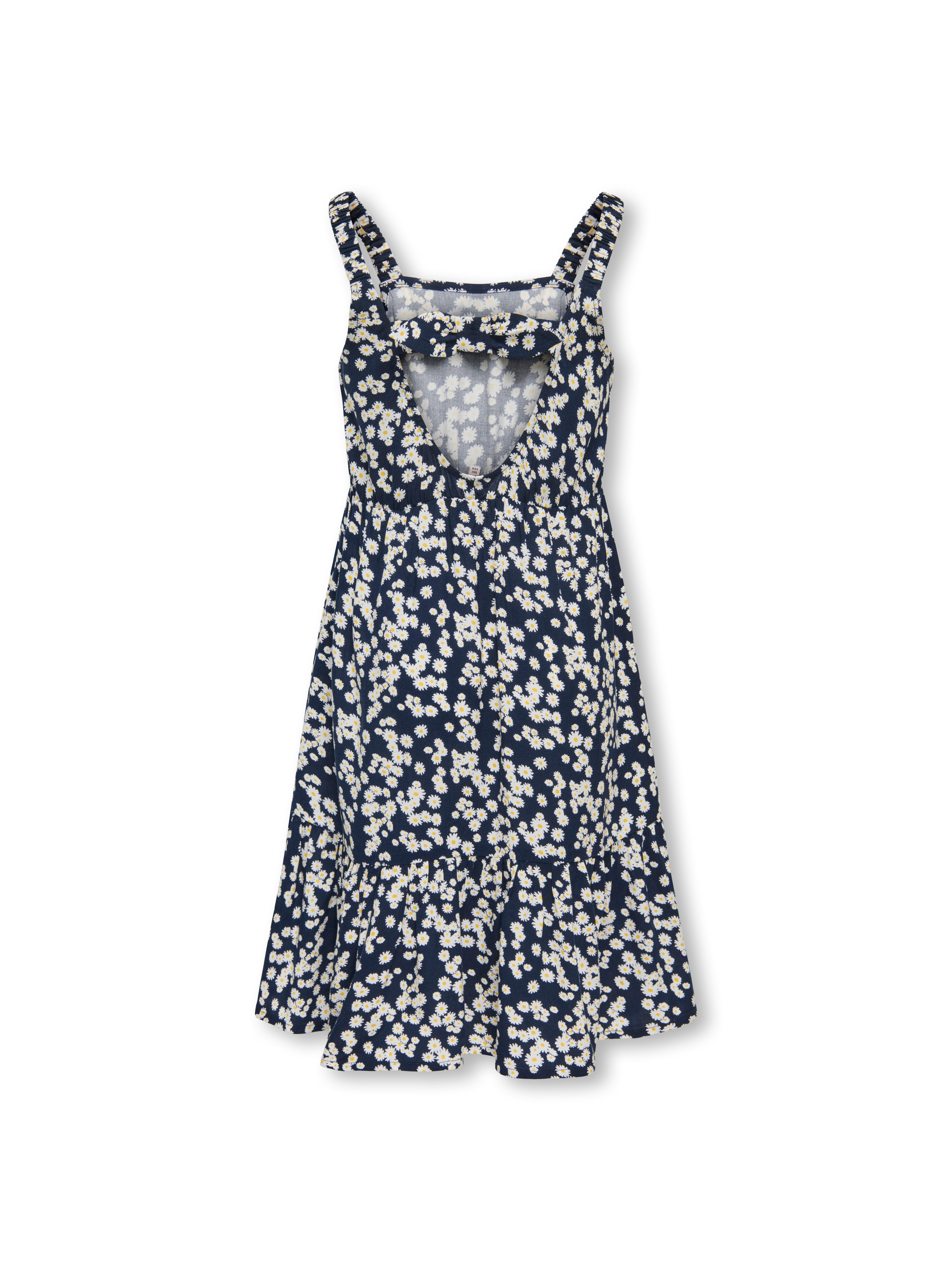 KIDS ONLY Sommerkleid KOGZALINA LIFE STRAP DRE mit Cut-Out und Schleifendetail im Rücken