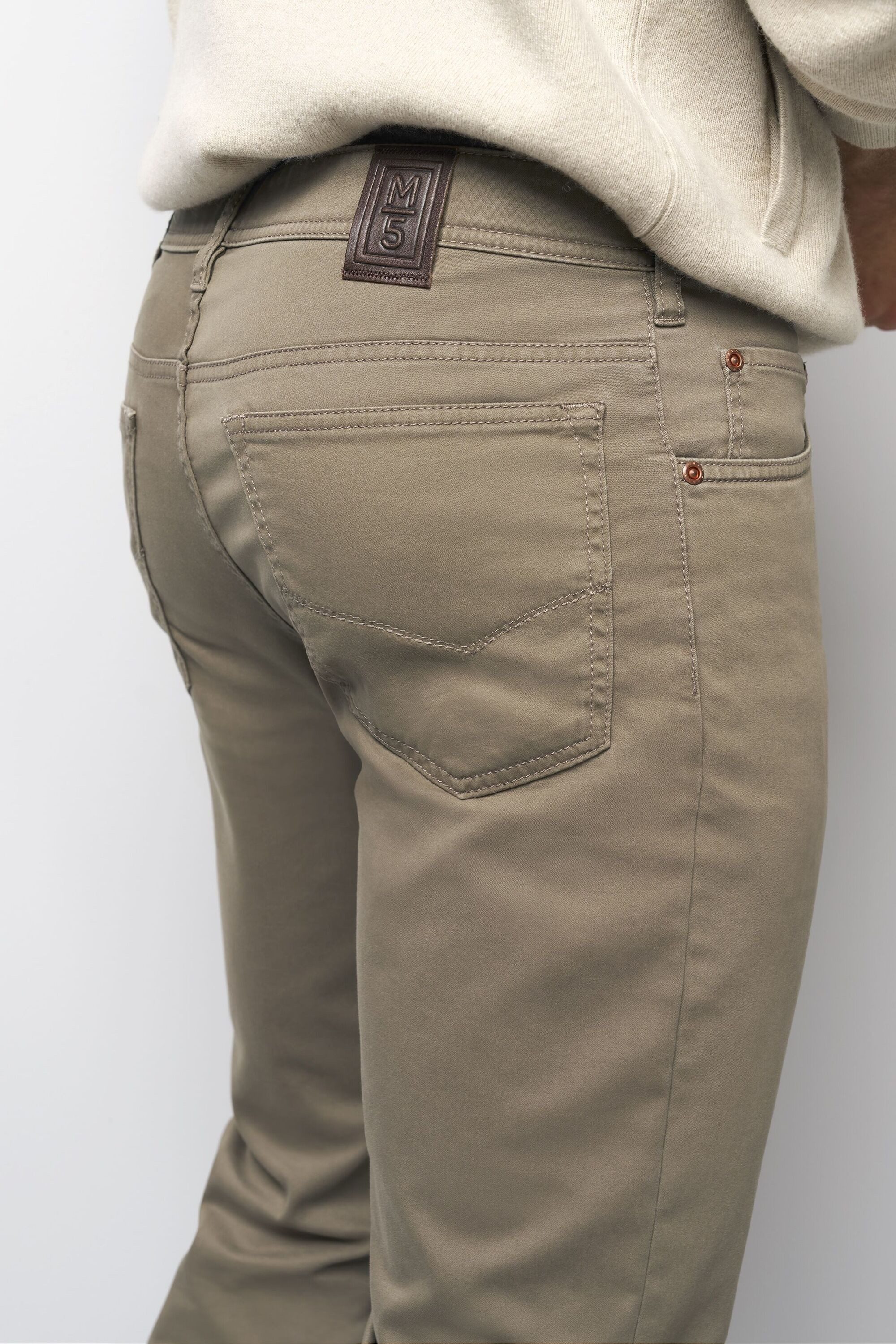 MEYER Chinos M5 Five Pocket M5 Five aus High Performance Satin