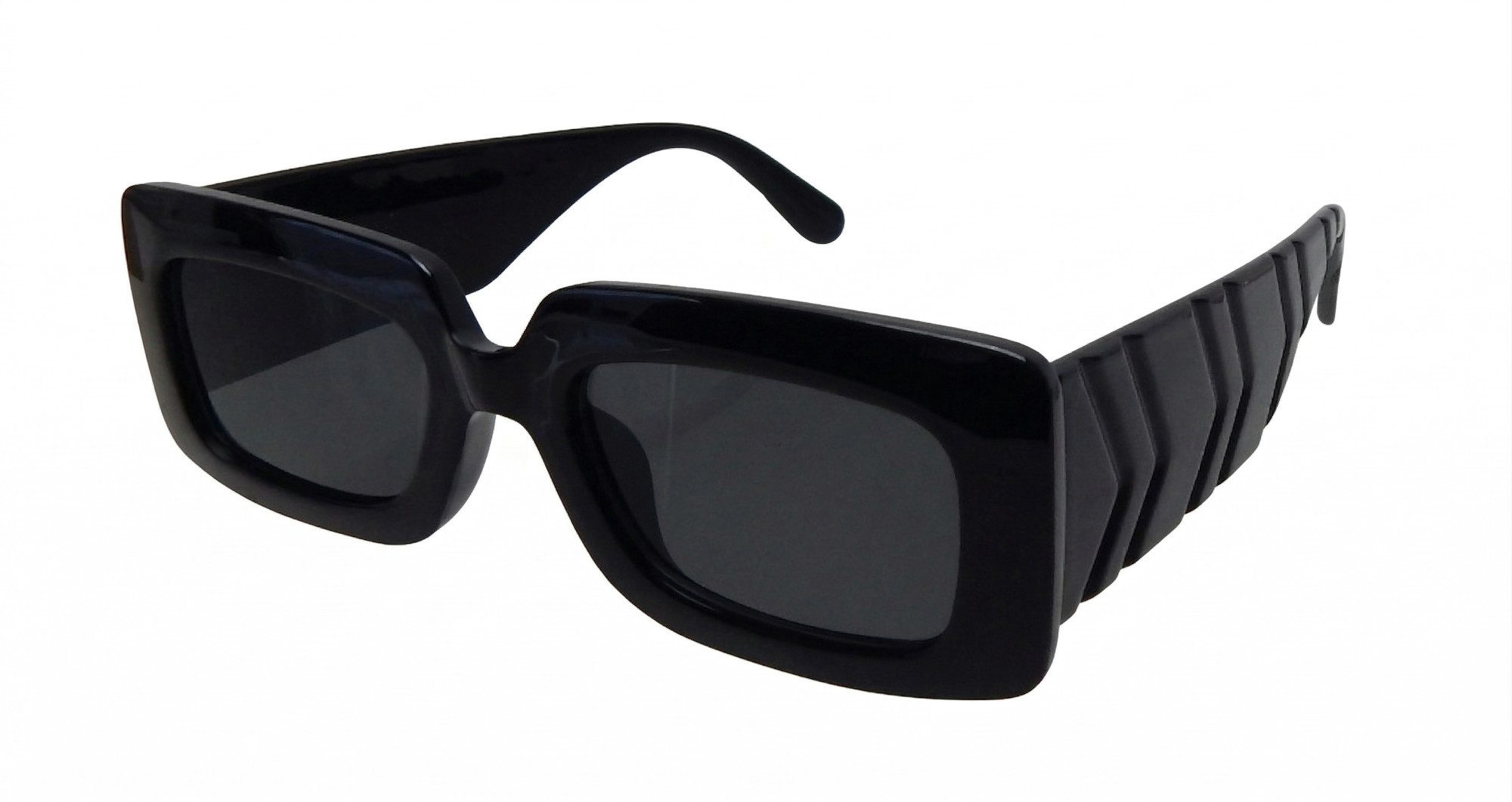 Ella Jonte Sonnenbrille im Retro-Look: Eckiges Oversize-Design mit UV400-Schutz