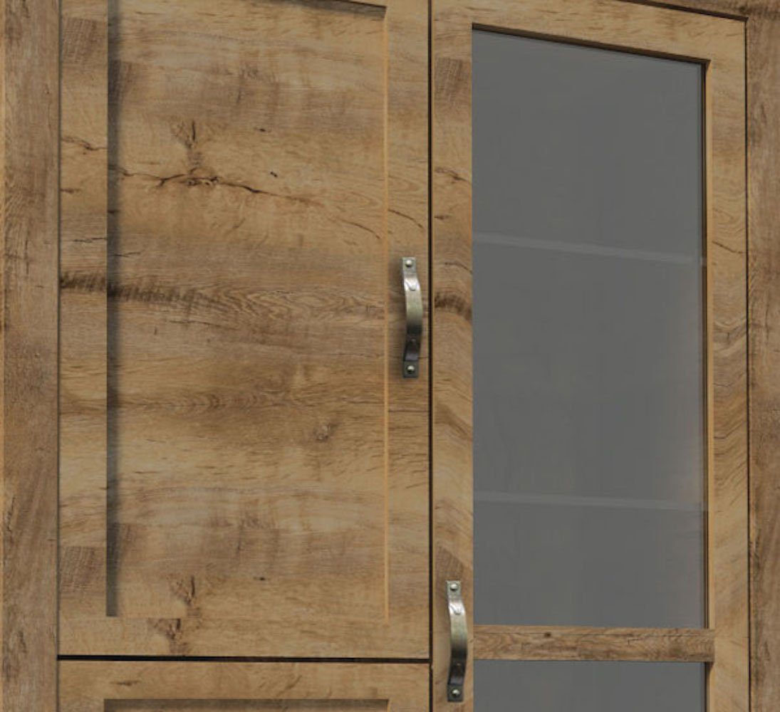 Feldmann-Wohnen Standvitrine Nevada (1-St) 115cm eiche lefkas