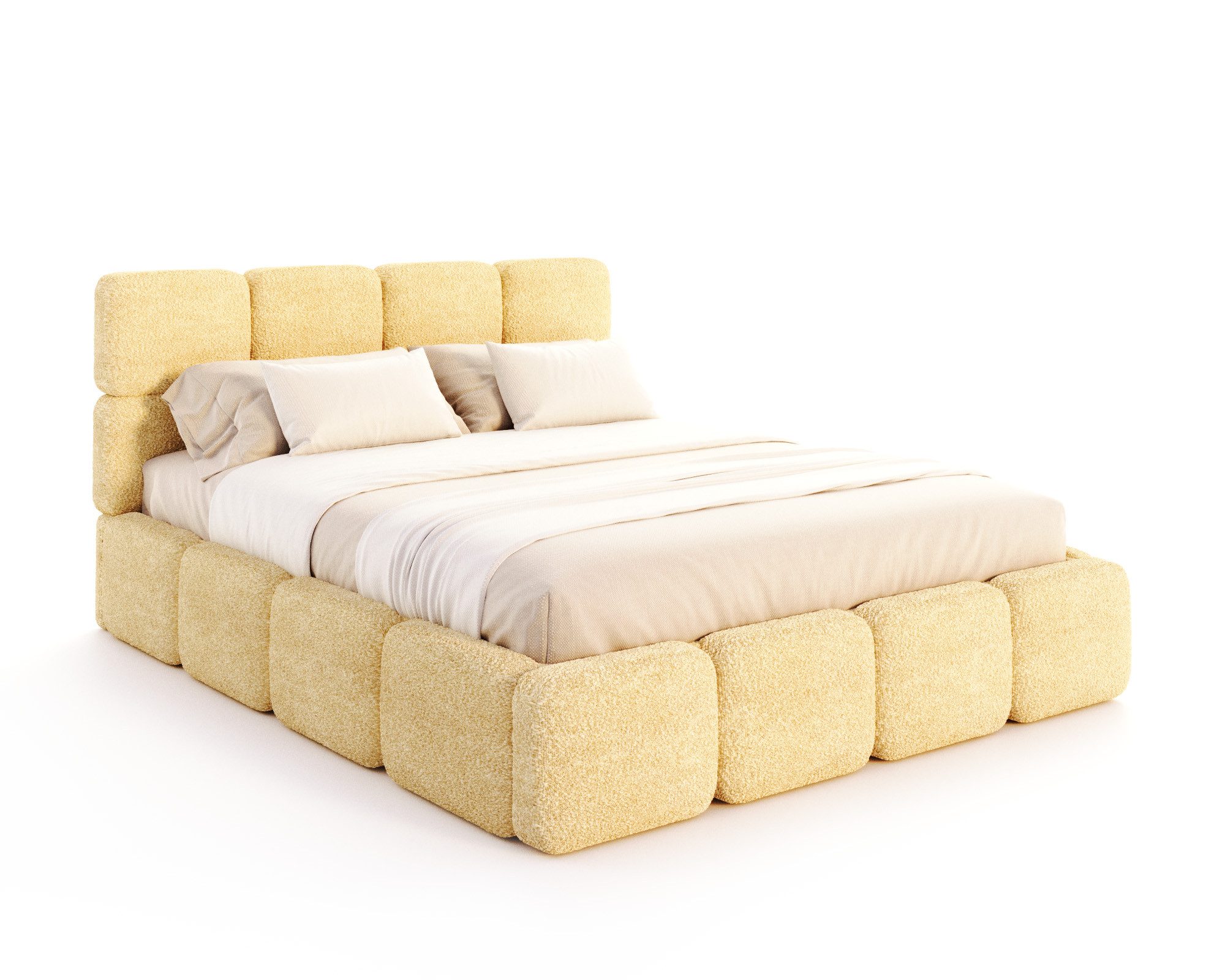 FDM Polsterbett CLOUDY Bettgestell Bett 140x200, günstig online kaufen