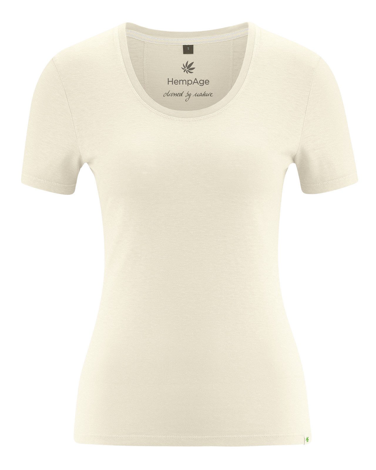 HempAge T-Shirt Slim fit Damen T-Shirt Hanf/Biobaumwolle