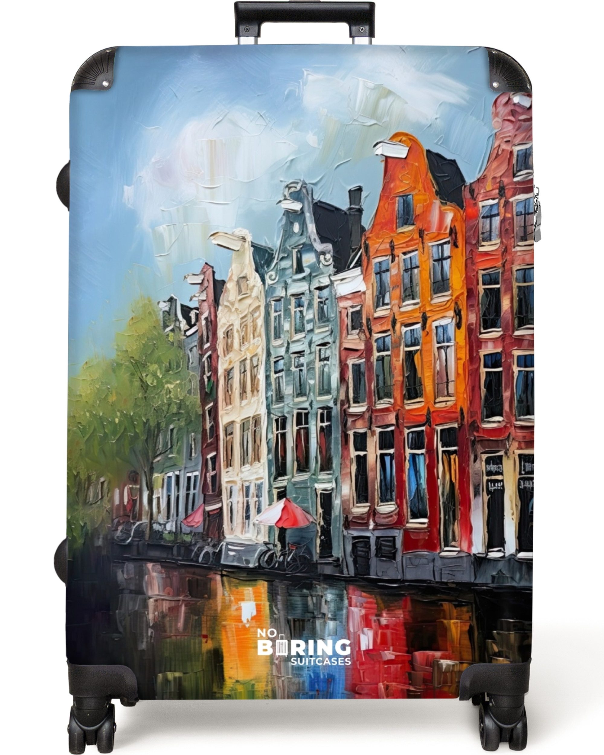 NoBoringSuitcases.com© Hartschalen-Trolley Ölgemälde - Architektur - günstig online kaufen