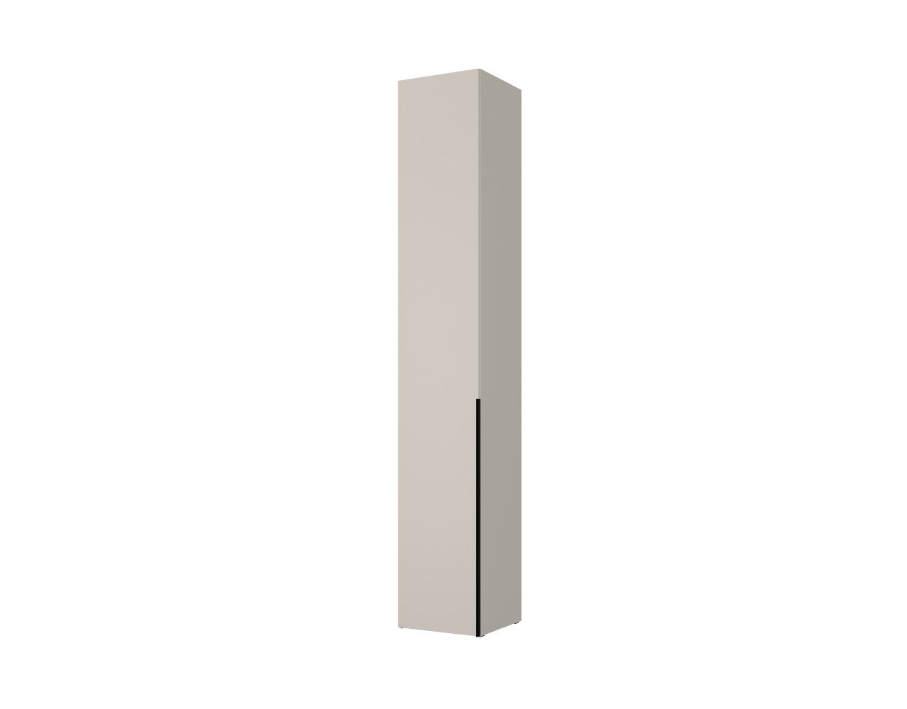 MOEBLO Drehtürenschrank LUMA 40 (Modulares Schrank mit Einlegeböden und schwarzem Griff, Schrank Garderobe Schlafzimmer Drehtürenschrank) (BxHxT): 40 x 240 x 42 cm