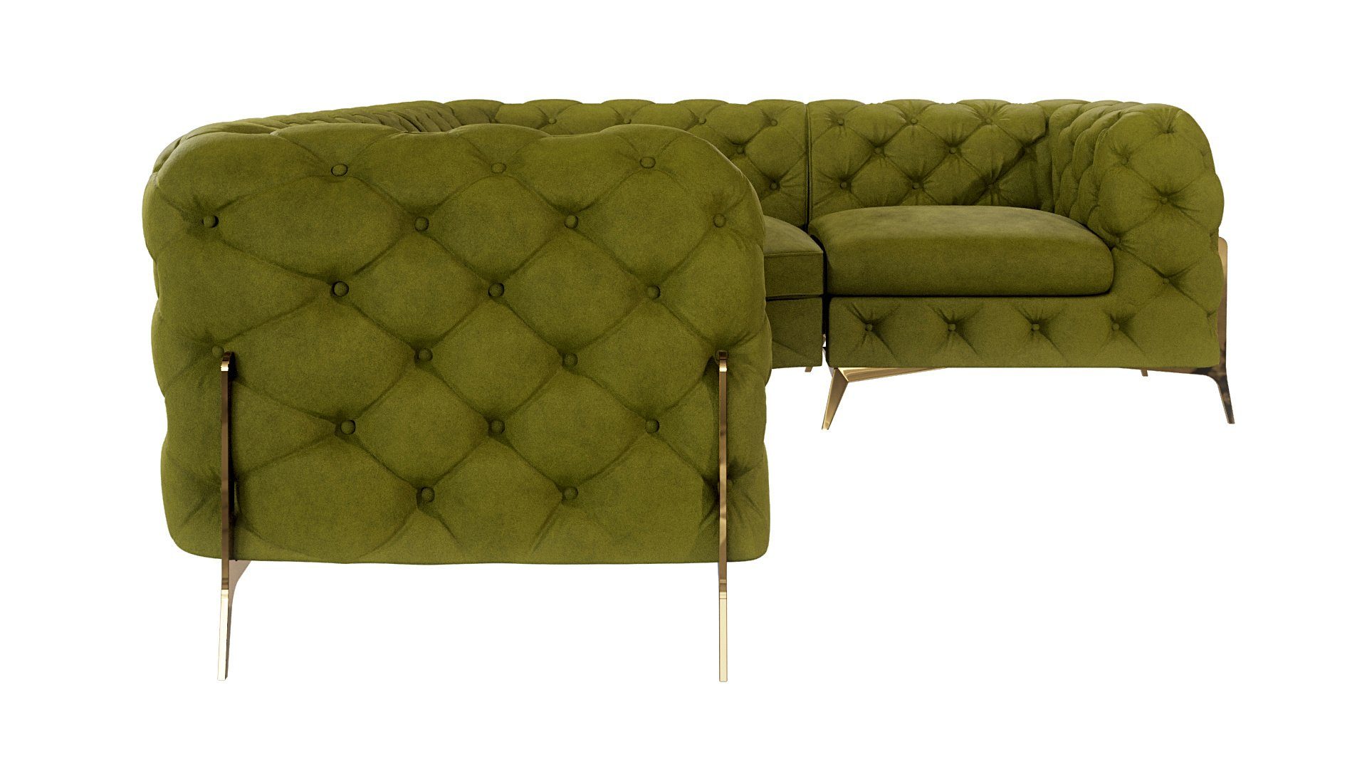 S-Style Möbel Ecksofa Ashley, Chesterfield mit günstig online kaufen