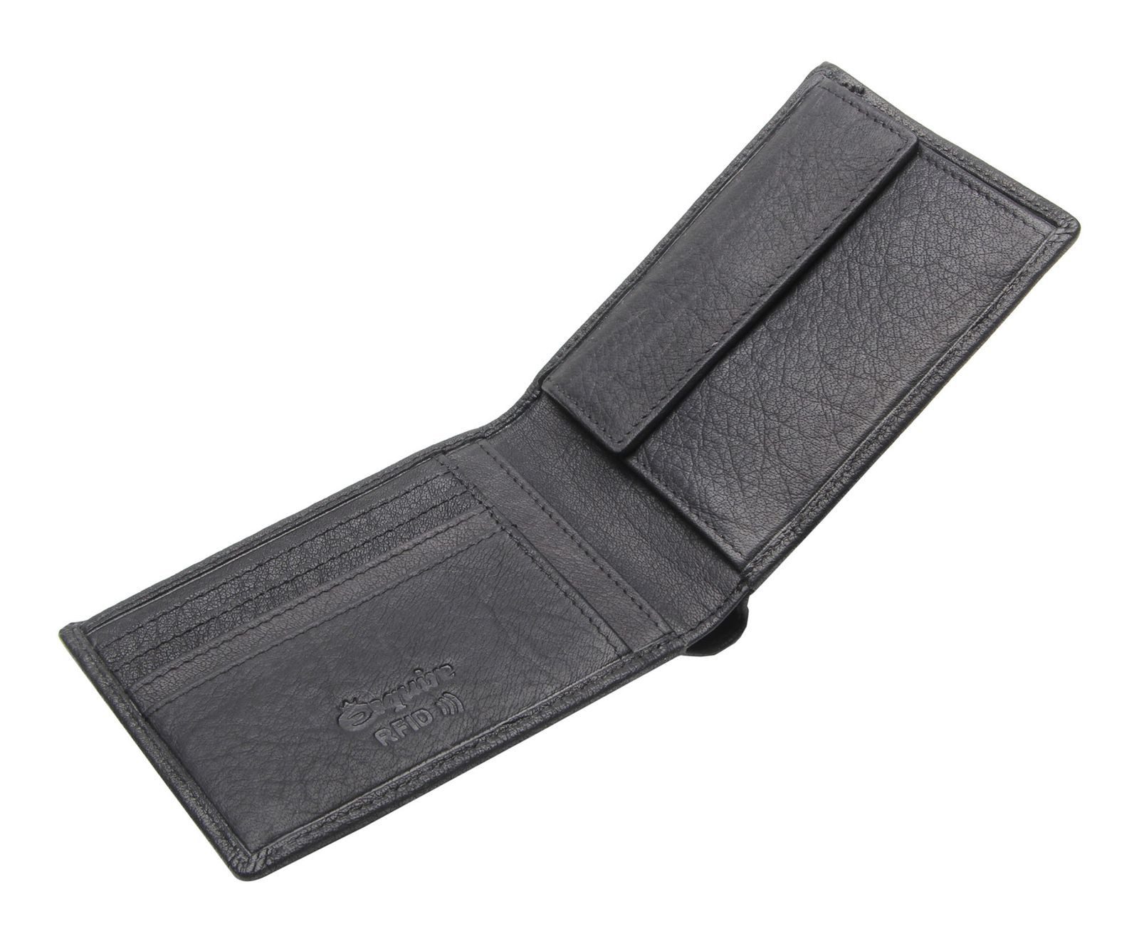 Esquire Geldbörse Wallet, aus echtem Büffelleder mit RFID-Blocker Schutz